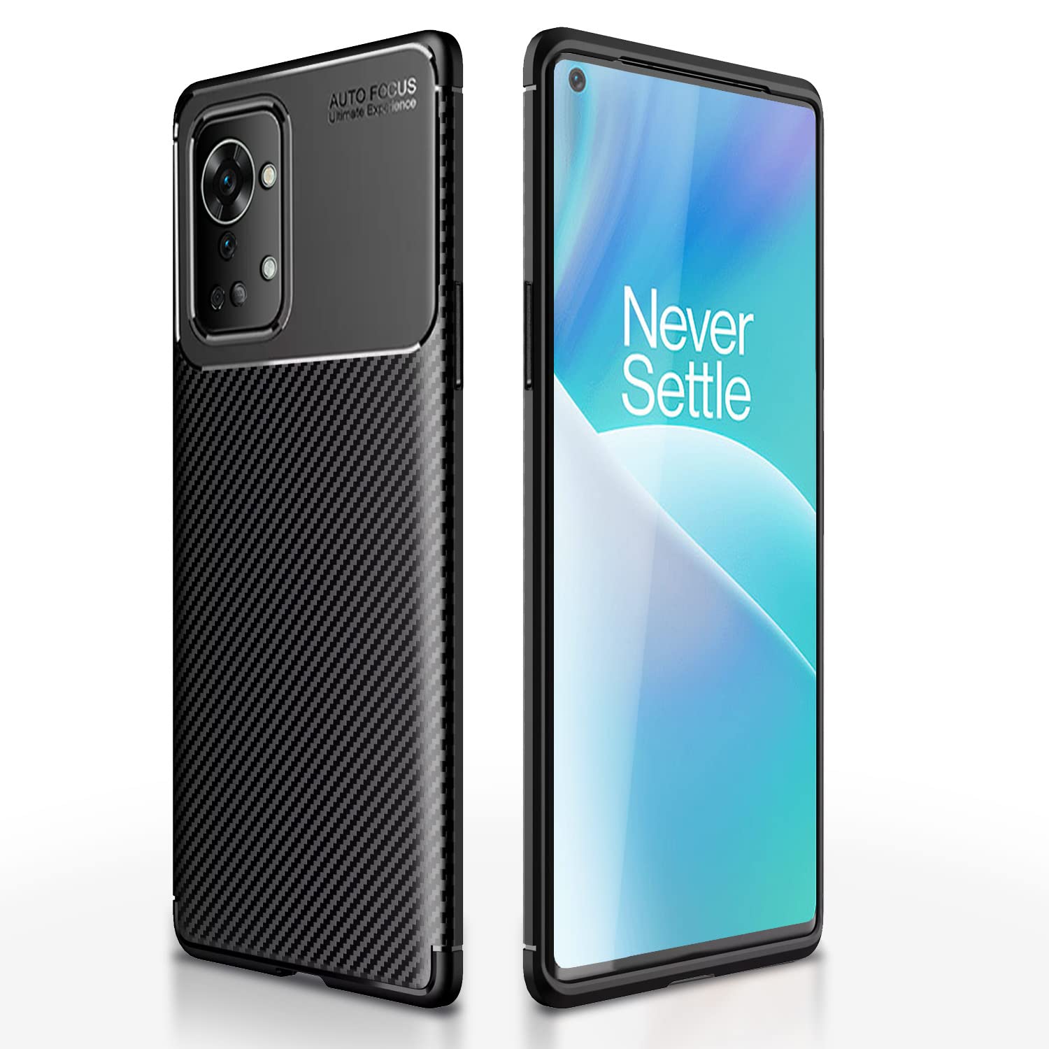 Black mobile cover for OnePlus Nord 2T 5G – Pikkme