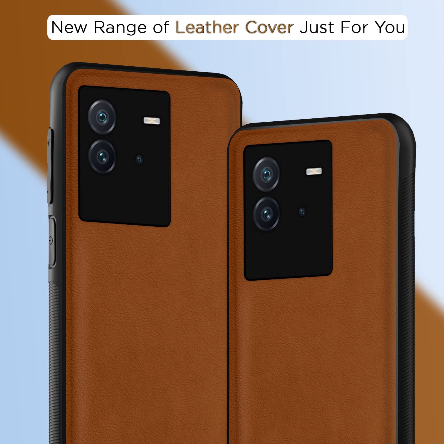 Pikkme iQOO Neo 6 5G Leather camel phone cover – photo 7
