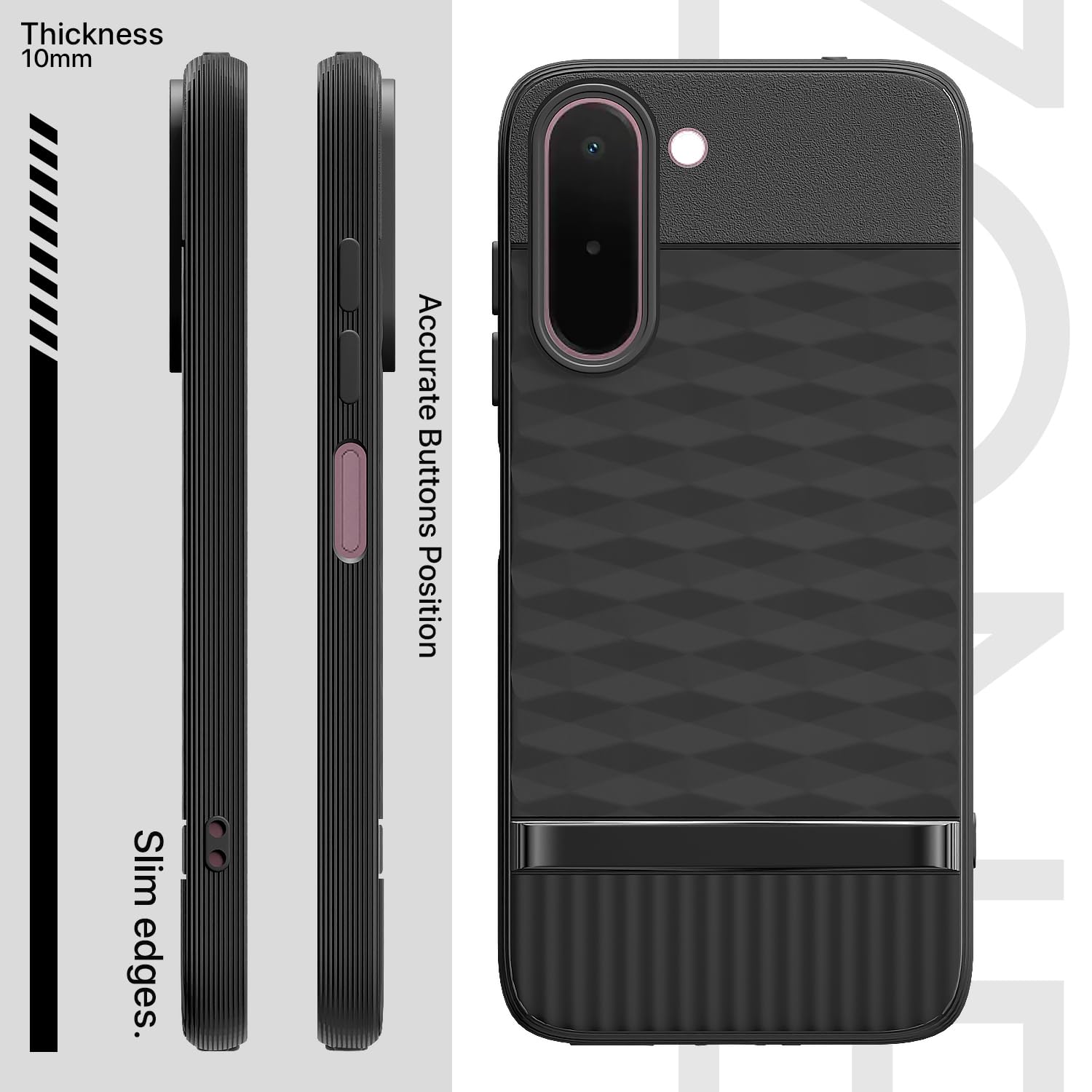 Black phone cover for OnePlus N6x – Pikkme – photo 3