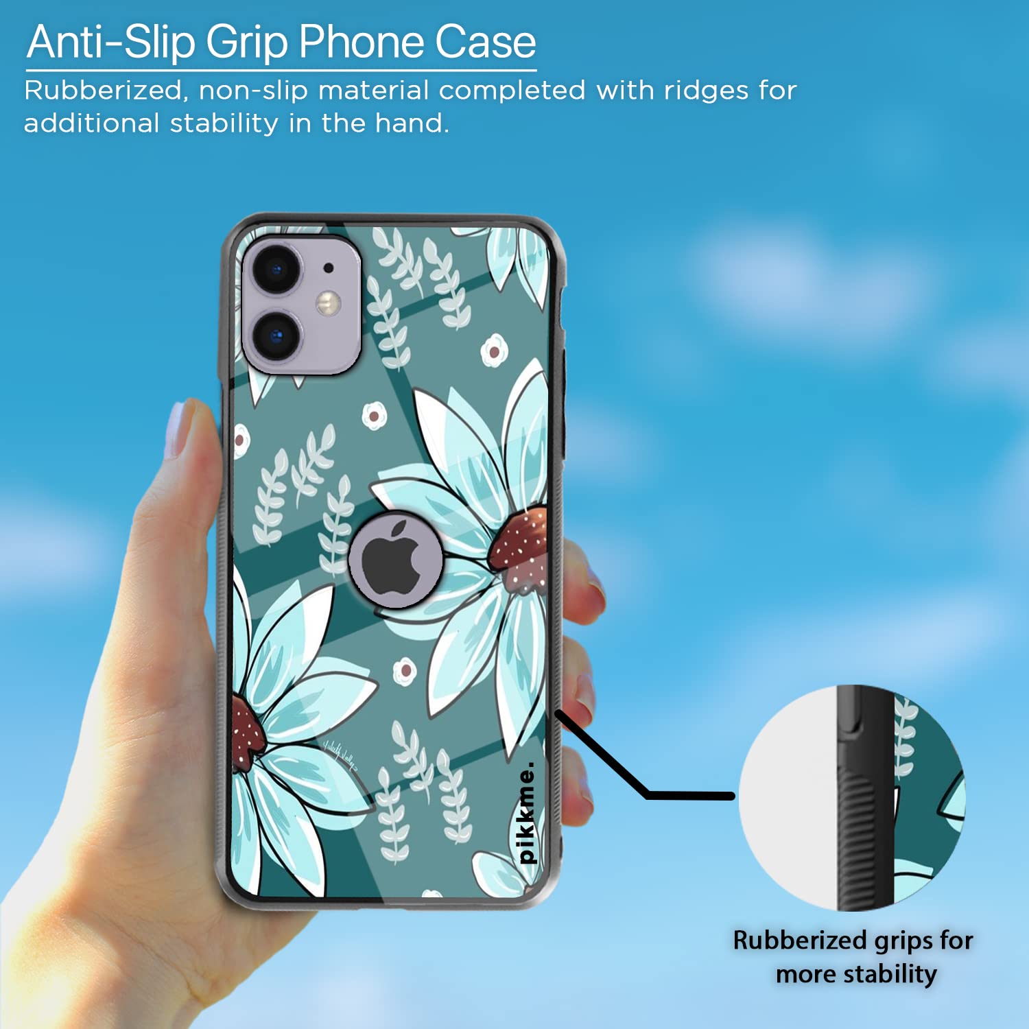 Pikkme iPhone 12 Flower back cover – photo 5