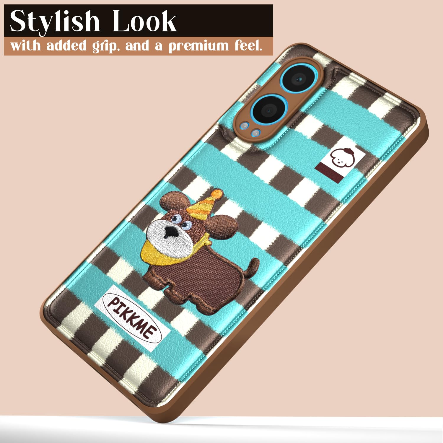 Pikkme OnePlus Nord Ce 4 Lite 5G Cute Girlish Dog Series Back Cover (Design2)
