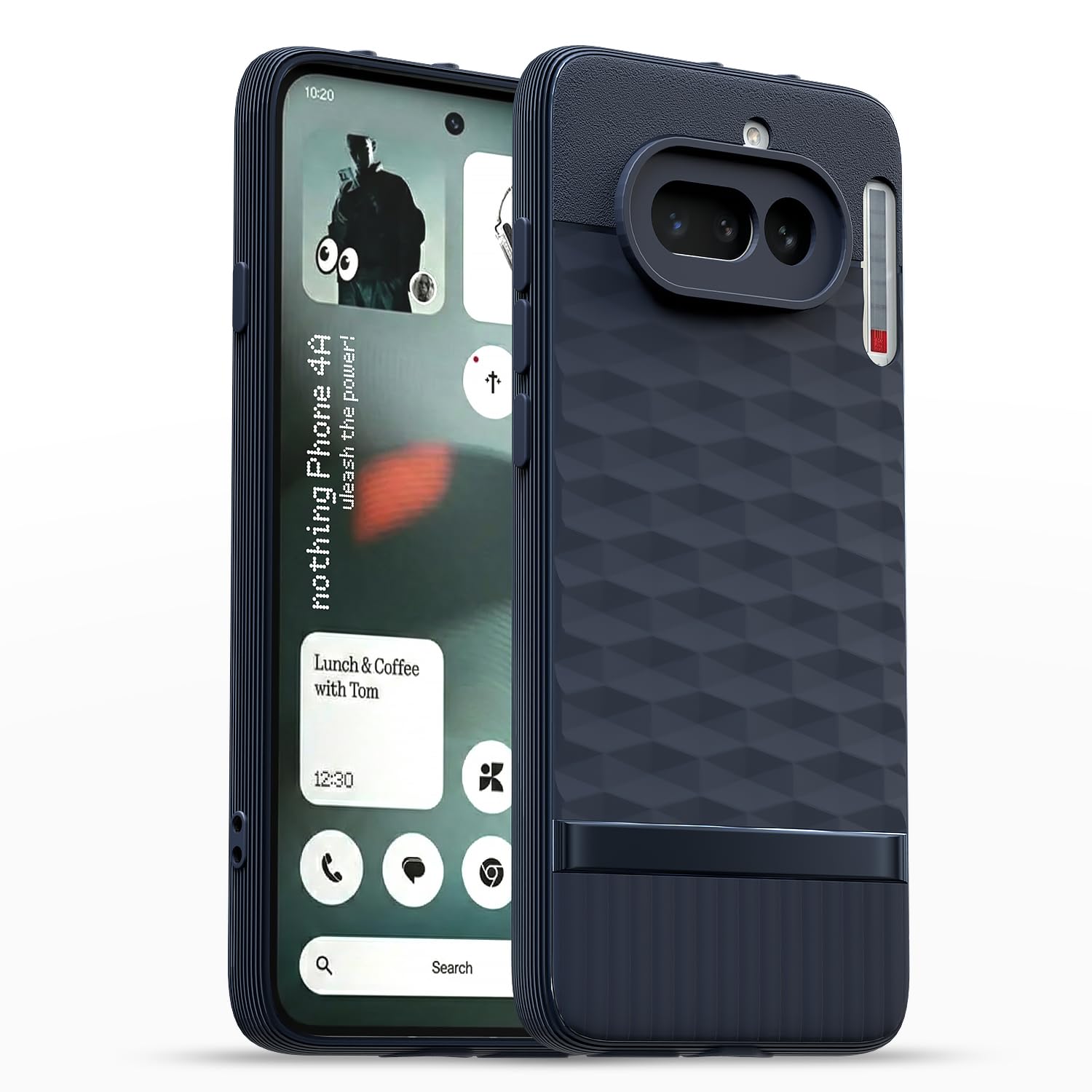 Pikkme blue Silicone back cover for Nothing Phone 4a 5G