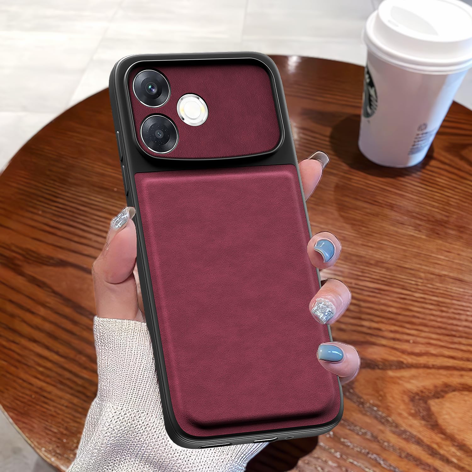 Purple Leather mobile back cover for Oppo F33 Pro 5G – Pikkme – photo 7