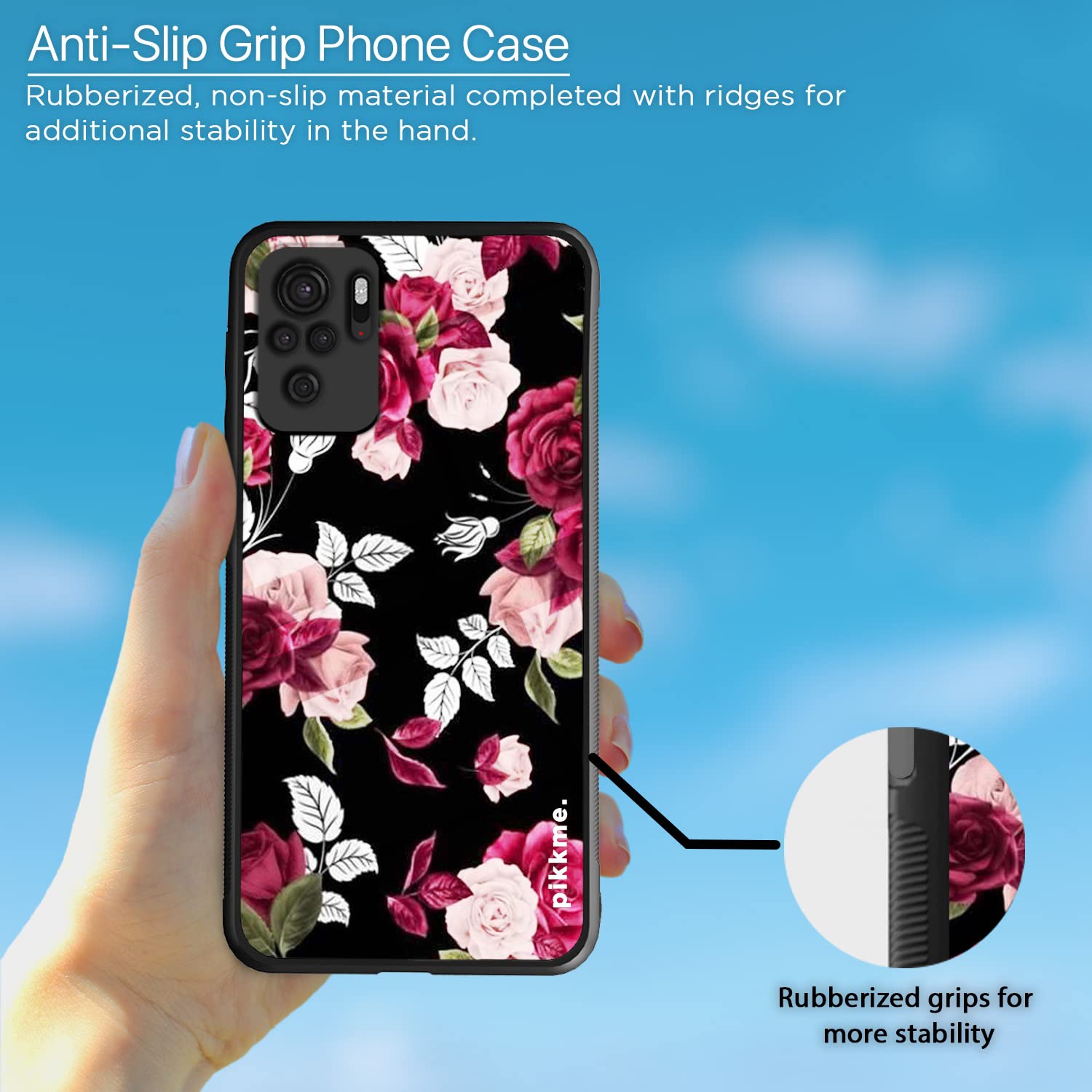 Redmi Note 10/Note 10s Flower back cover by Pikkme – photo 5