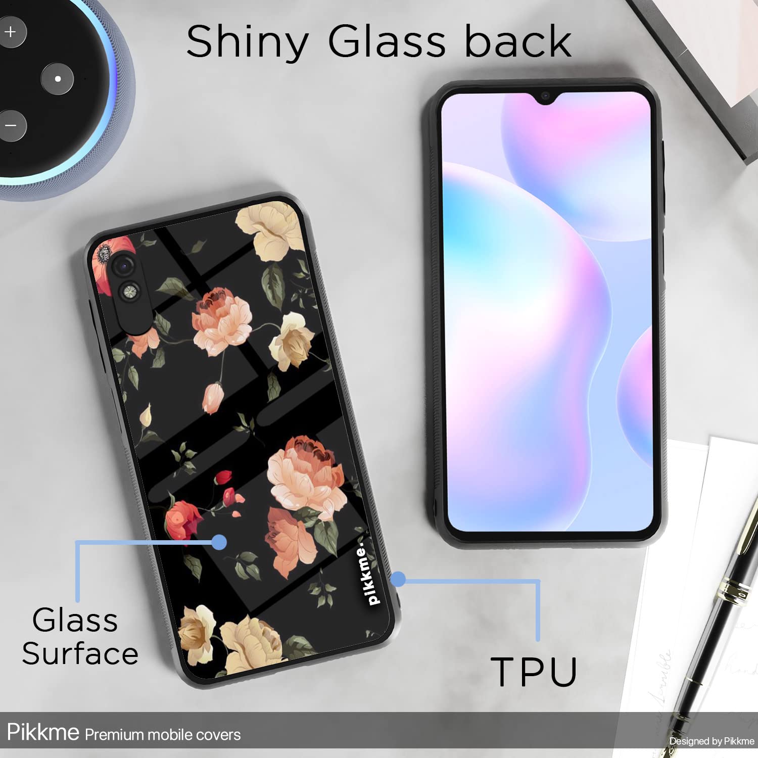 Redmi 9A/9i/9A Sport Flower back cover by Pikkme – photo 3