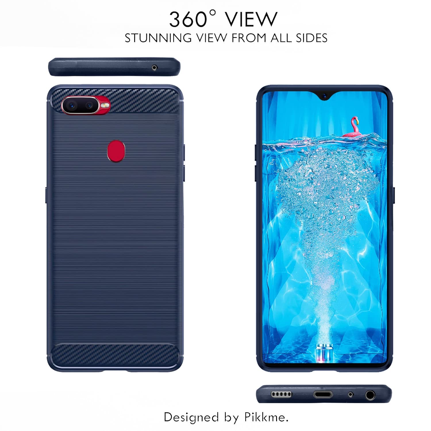 Blue phone cover for Oppo F9 Pro/Realme 2 Pro – Pikkme – photo 3