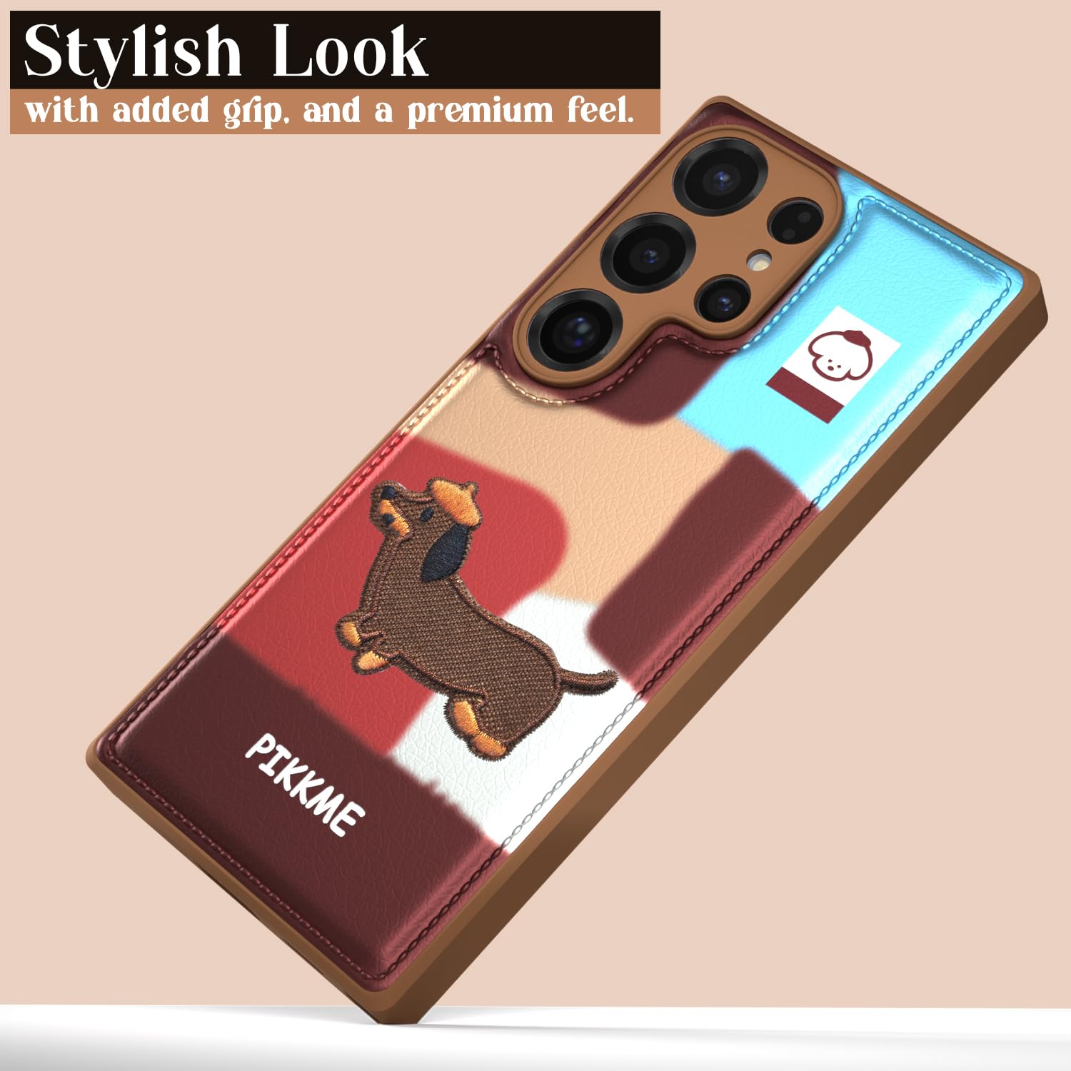 Pikkme Samsung Galaxy S25 Ultra Cute Girlish Dog Series Back Cover (Design3)