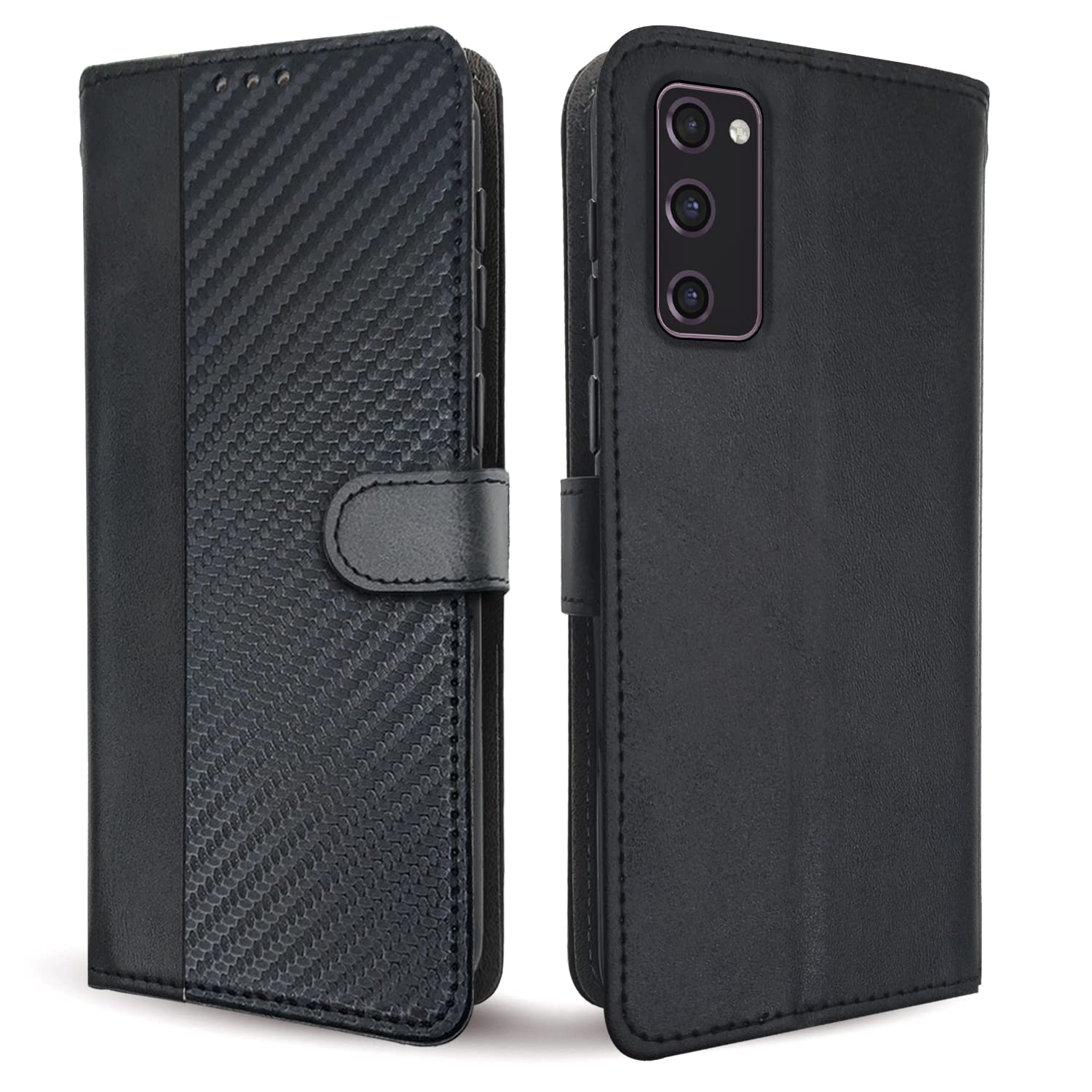 Samsung S20 FE 5G Wallet flip cover in black by Pikkme