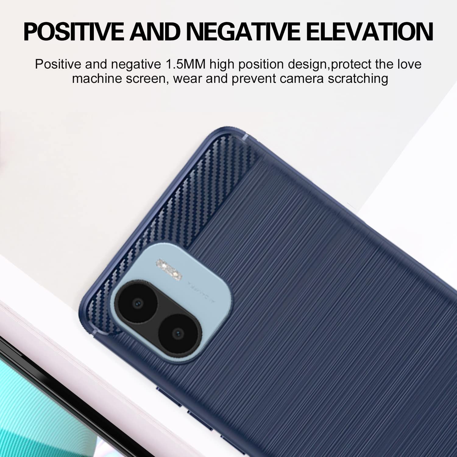 Pikkme Redmi A1/A2 Hybrid blue back cover – photo 5