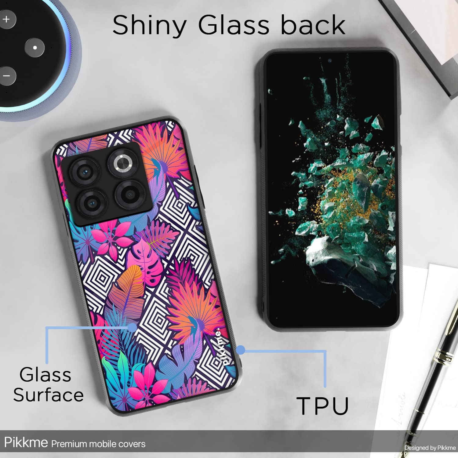 Pikkme OnePlus 10T 5G Flower mobile back cover – photo 3