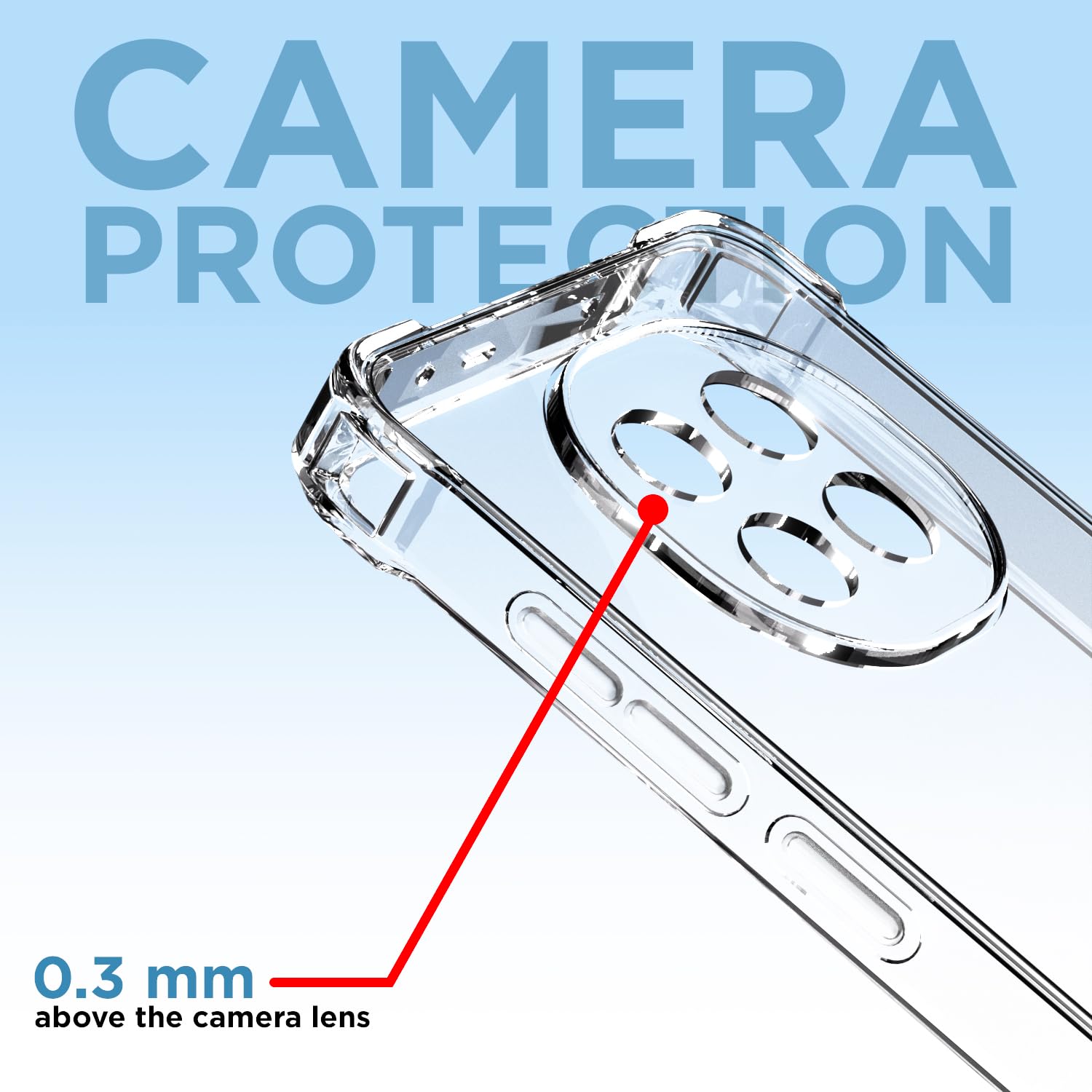 Pikkme Oppo F29 Pro 5G PC + TPU Clear Transparent Back Cover (Transparent)