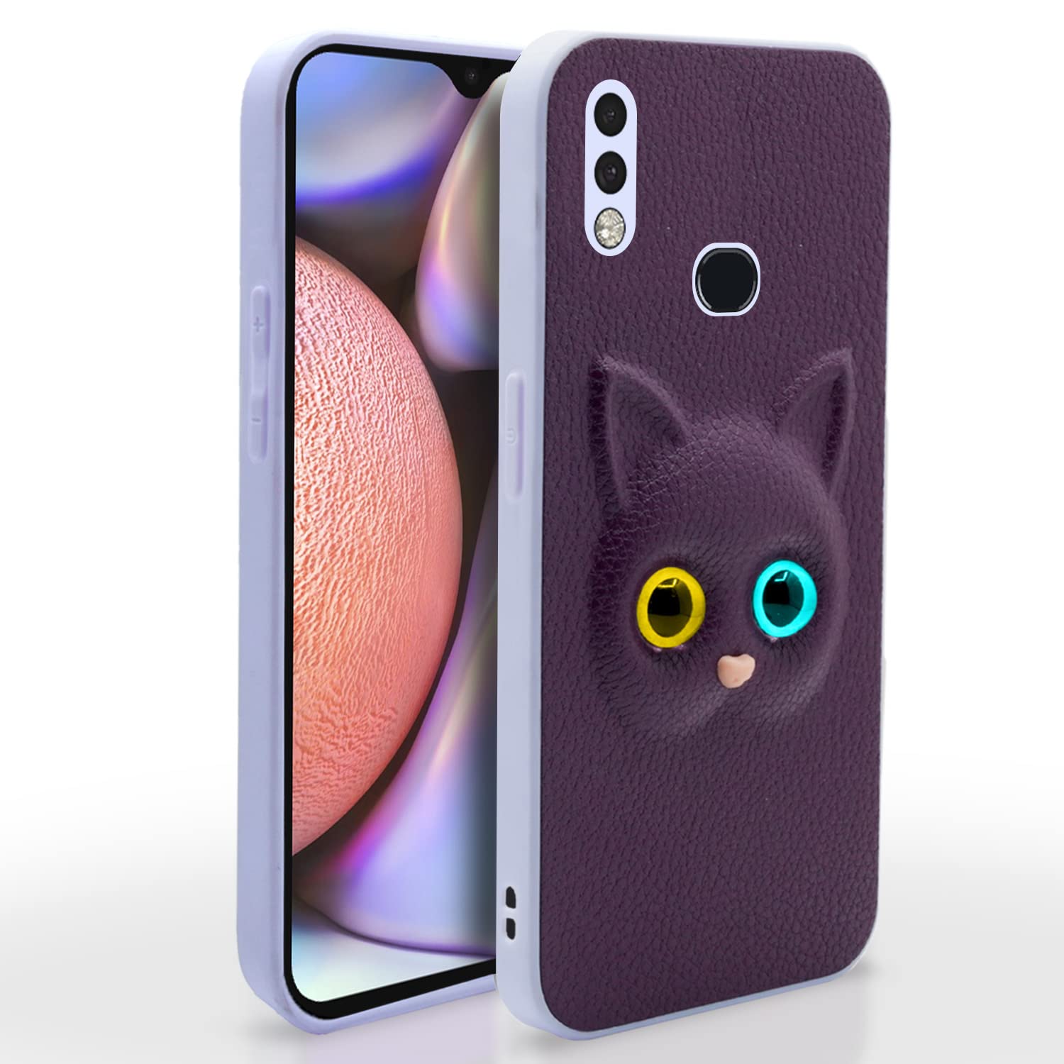Pikkme purple back cover for Samsung A10s