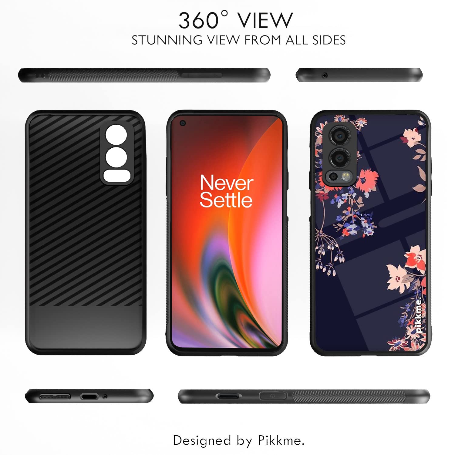 Pikkme Flower back cover for OnePlus Nord 2 5G – photo 2