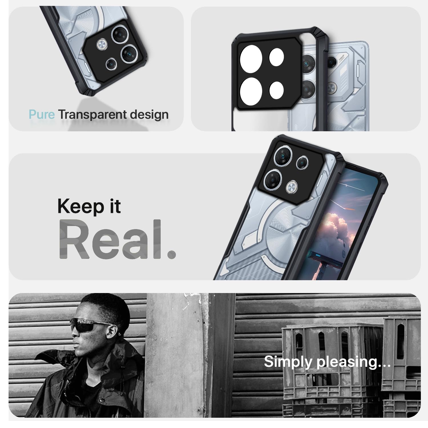 Pikkme black mobile cover for Infinix – photo 4