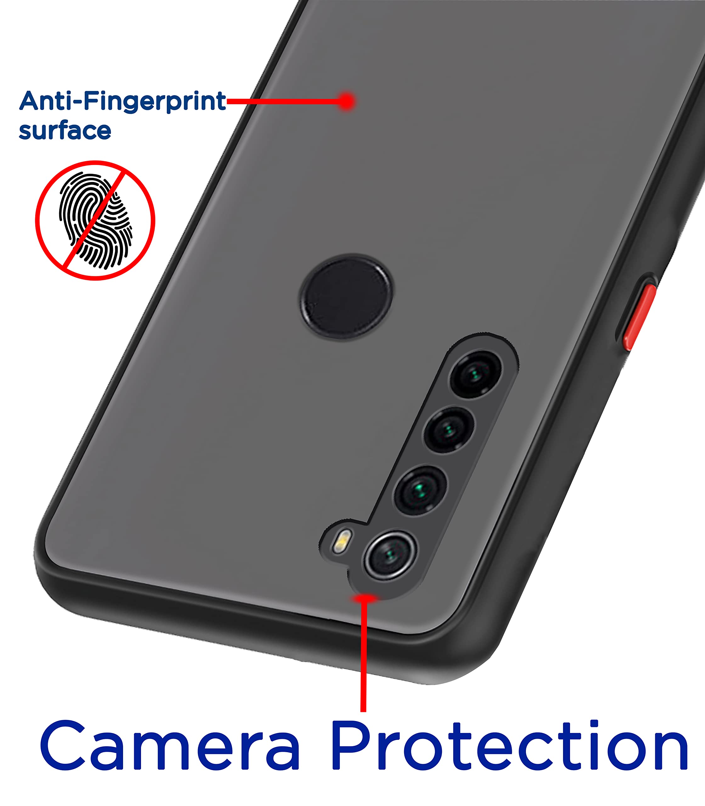 Black mobile back cover for Oppo Realme 5 Pro – Pikkme – photo 2