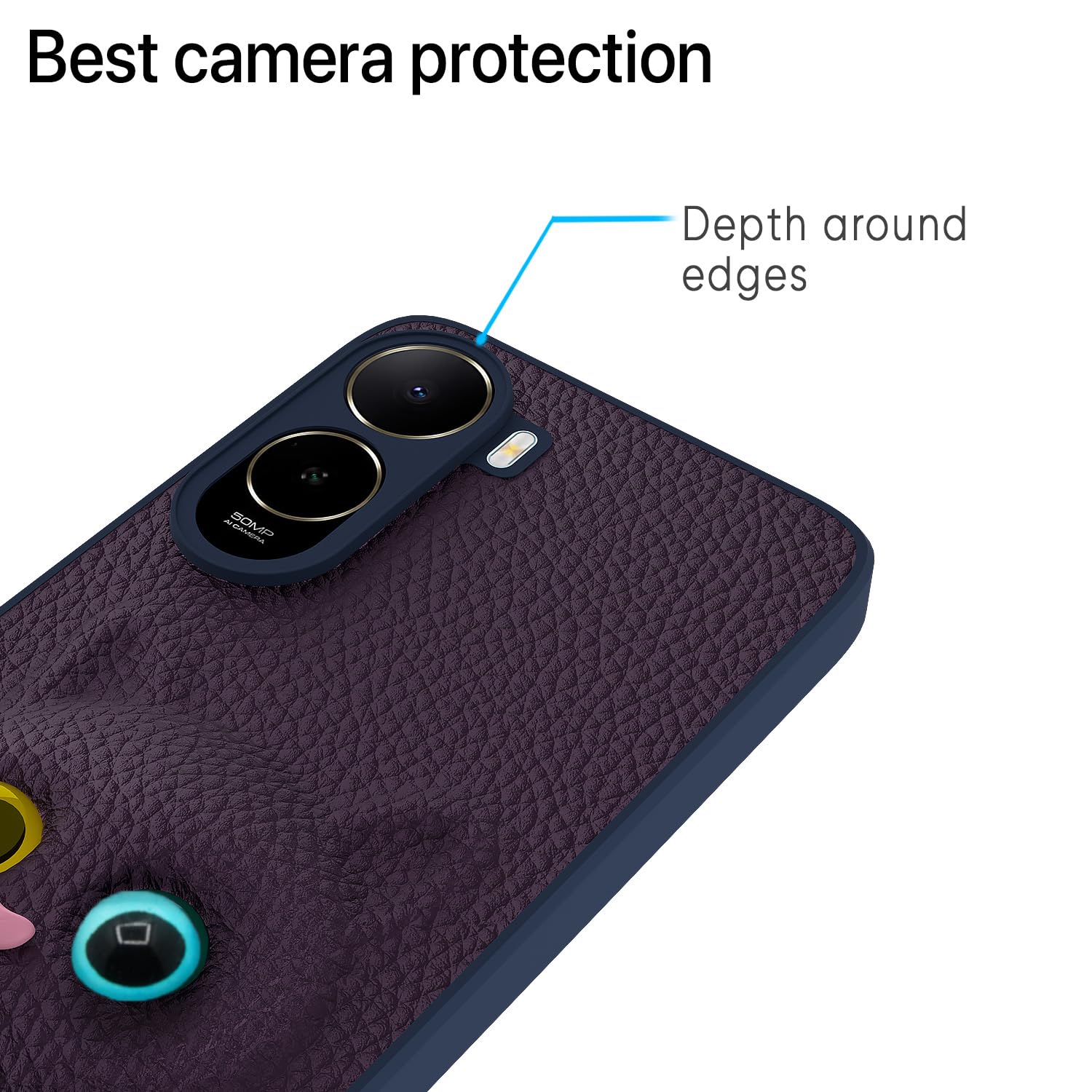 Pikkme Redmi A7 Pro/Poco C85x 5G/C81 Kitty purple back cover – photo 5