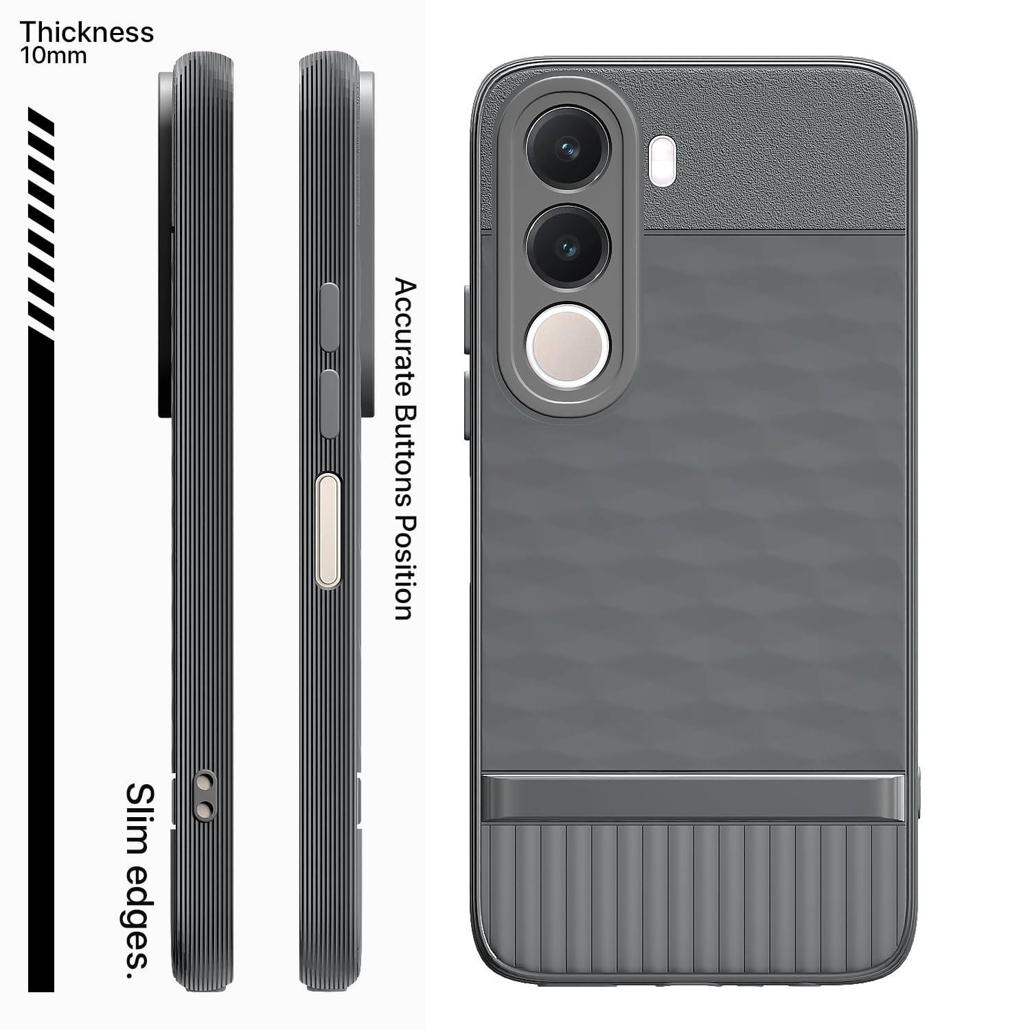 Pikkme Realme C100x Silicone grey back cover – photo 3