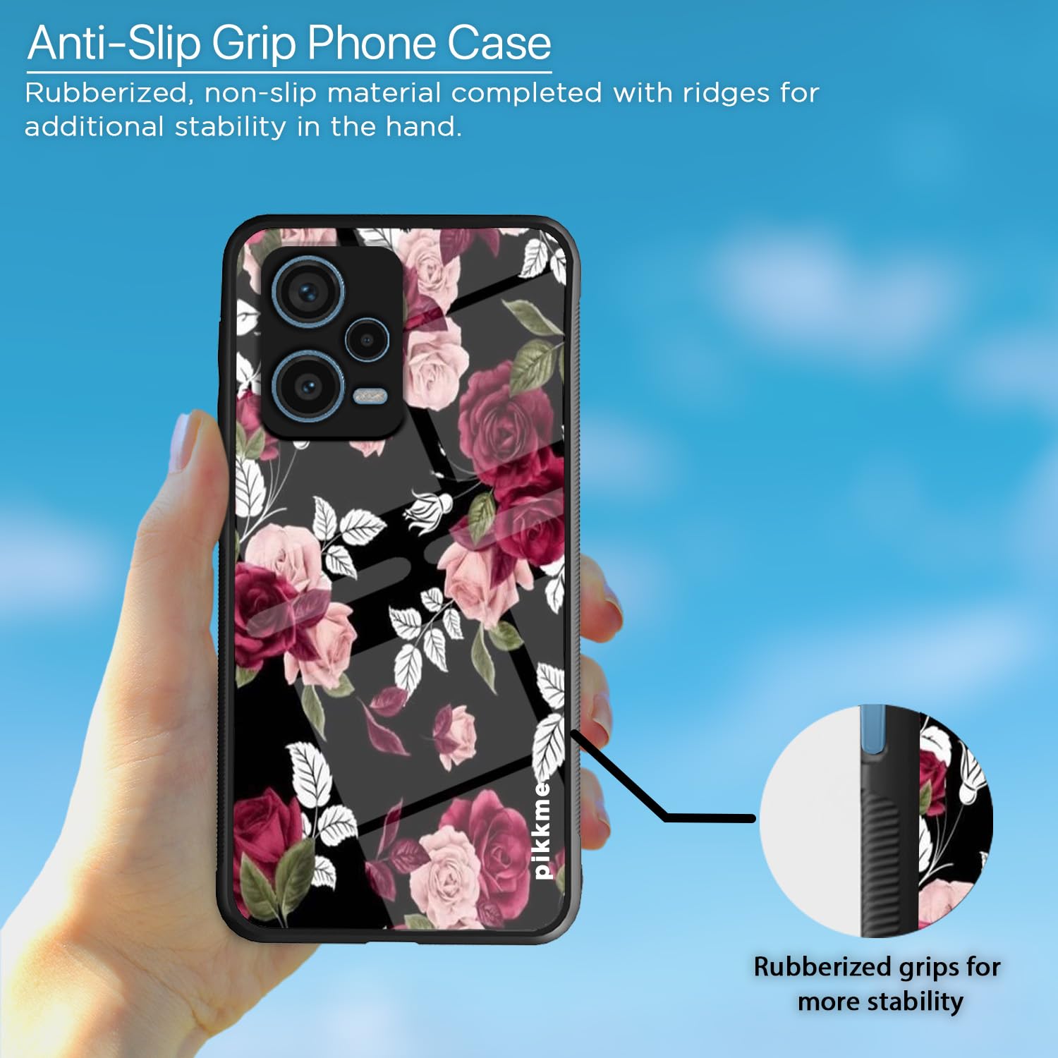 Pikkme Redmi Note 12 Pro Plus 5G Flower back cover – photo 5