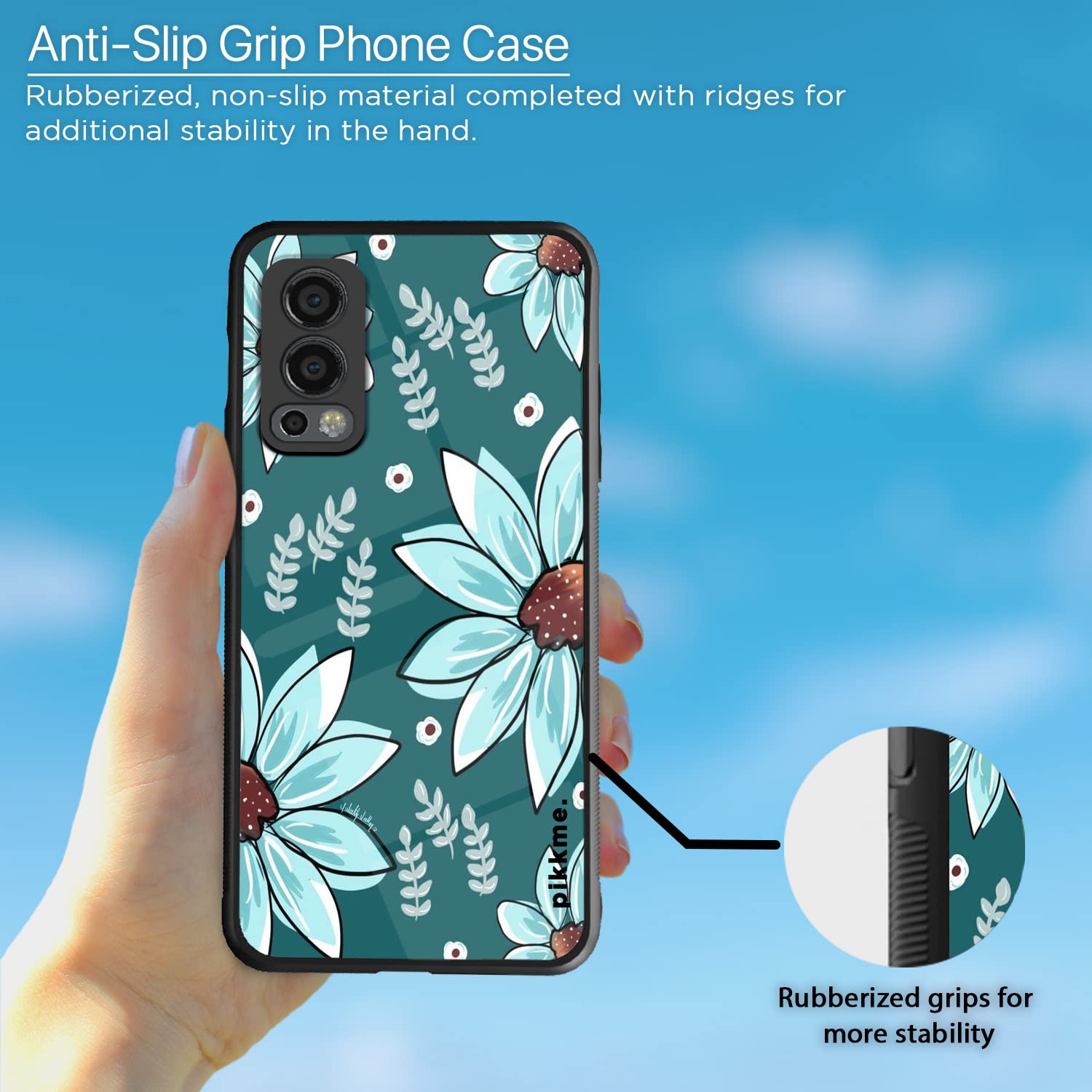 Pikkme OnePlus Nord 2 5G Flower mobile back cover – photo 5