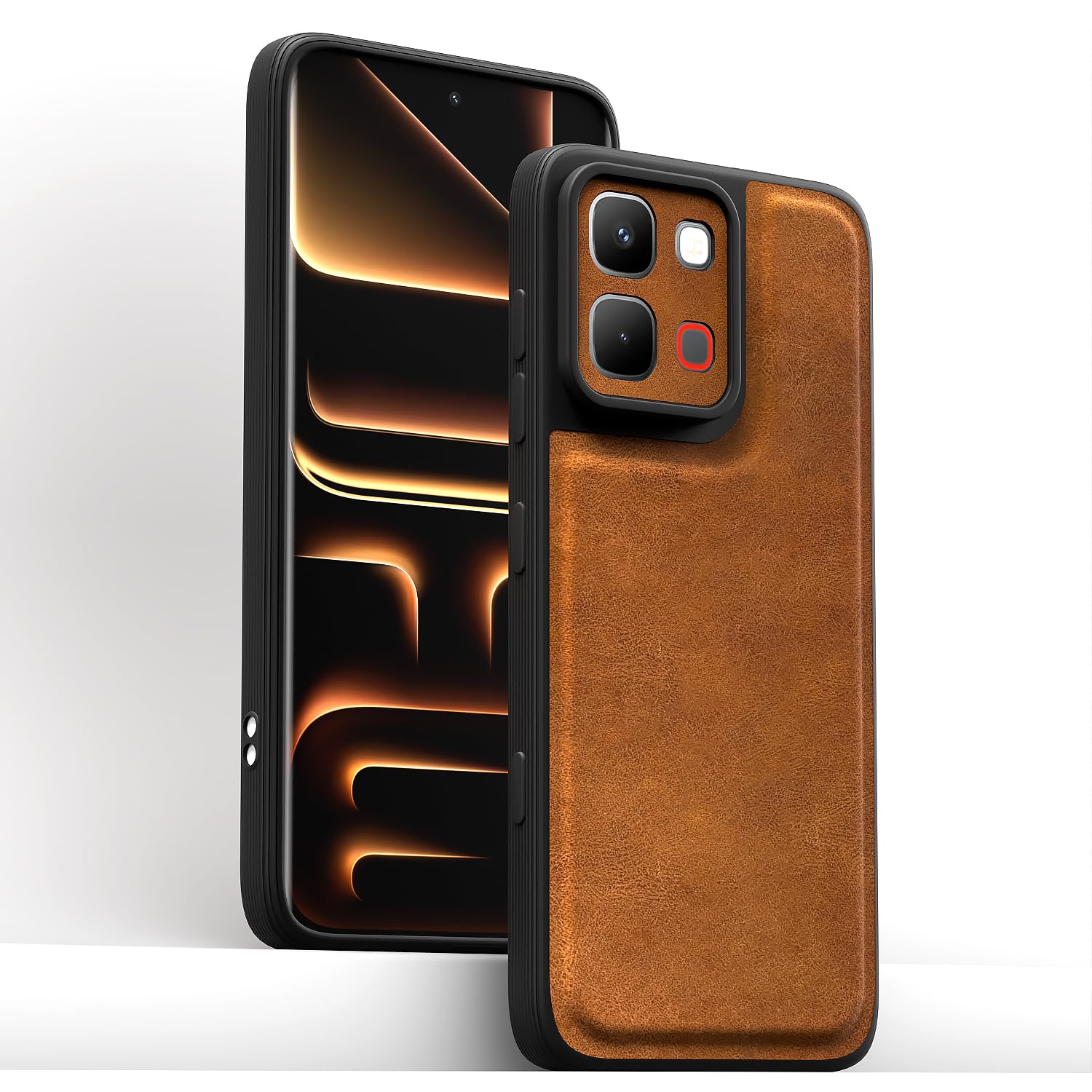 Infinix Note Edge 5G mobile cover in brown by Pikkme – photo 2