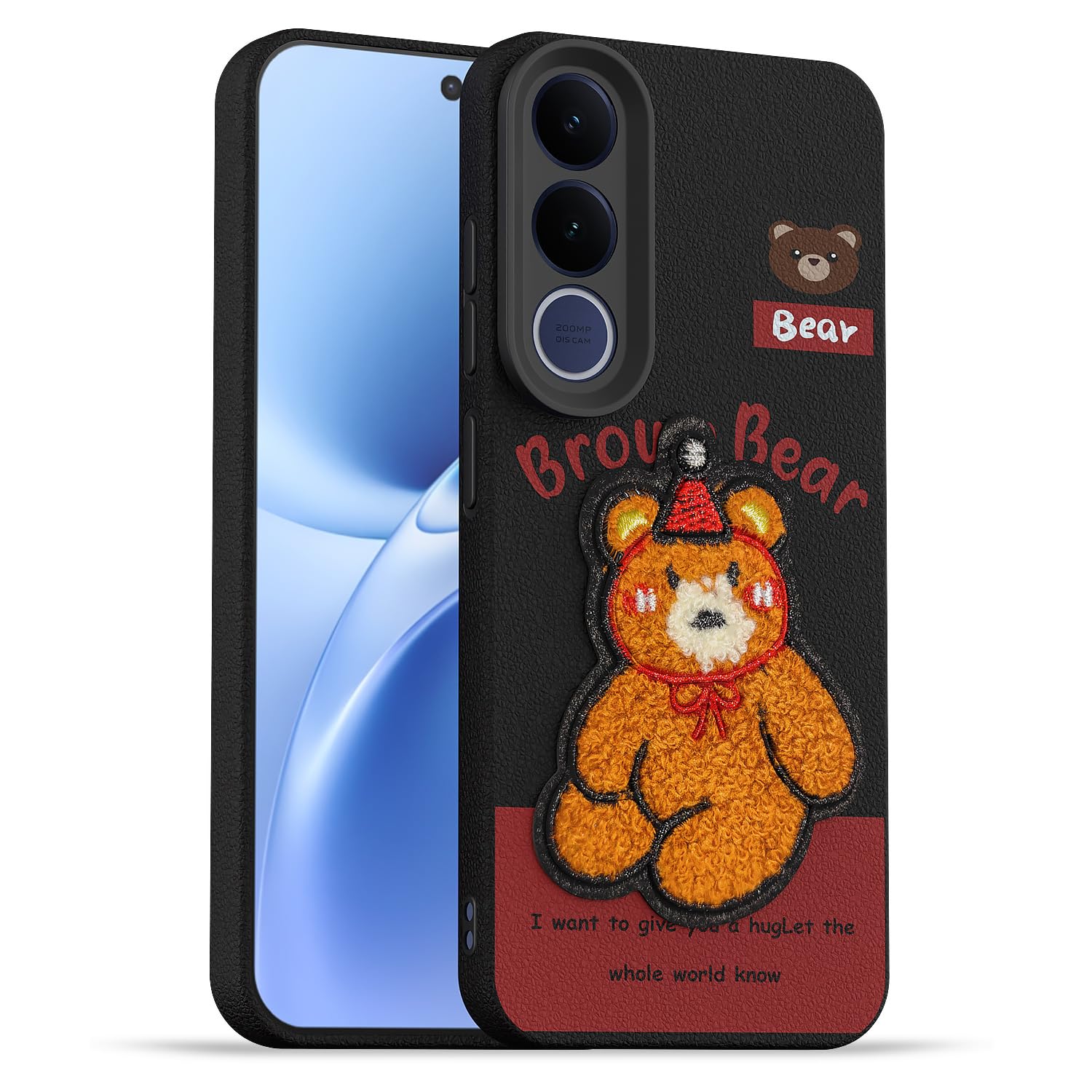 Cherry Plush Patch mobile cover for Vivo V70 FE 5G – Pikkme
