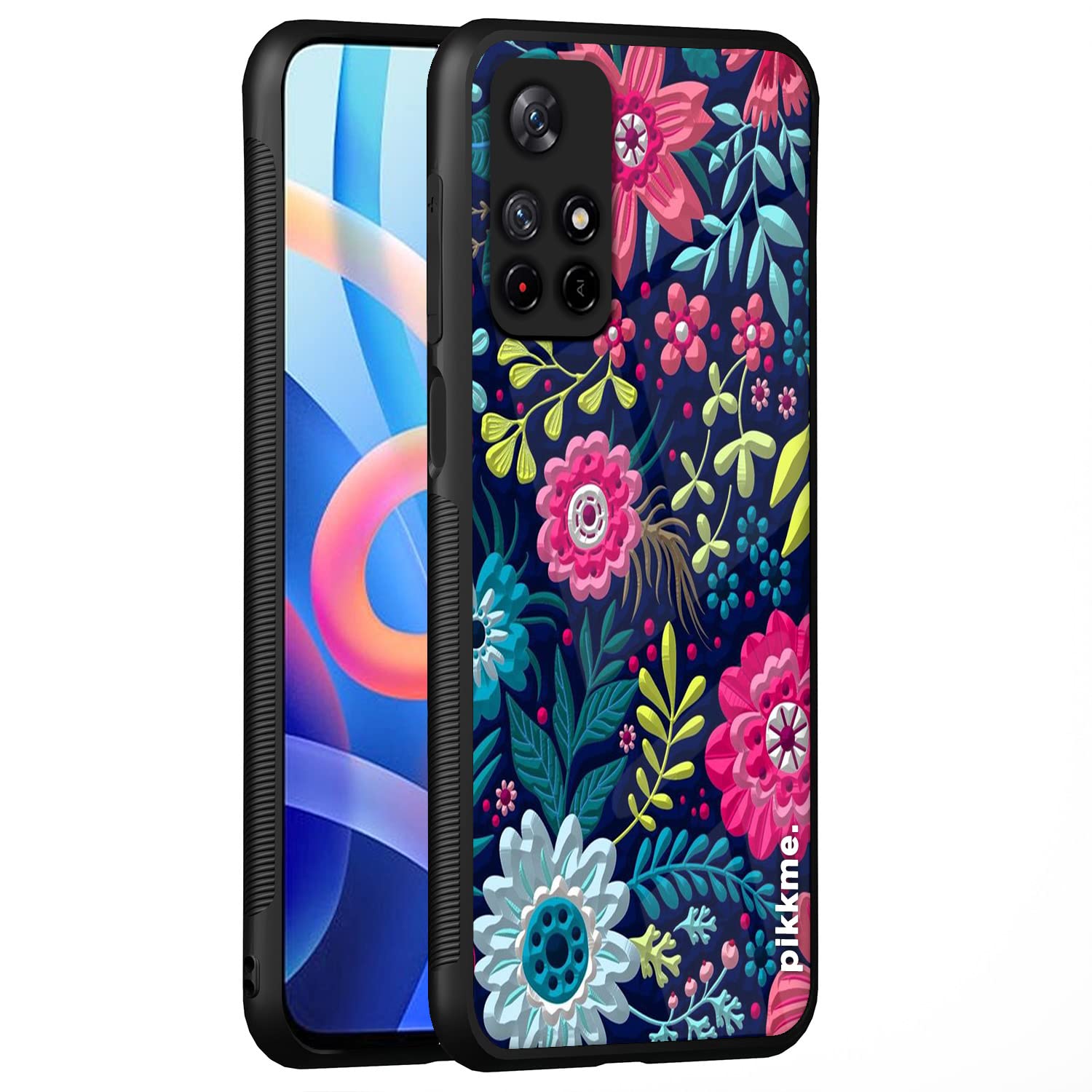 Pikkme Redmi Note 11T/Poco M4 Pro 5G Flower phone cover