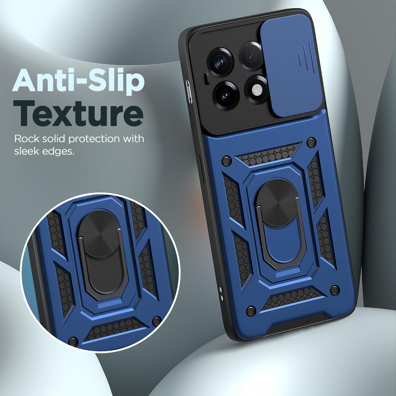 Pikkme OnePlus 11R 5G D10 Camera Shield blue phone cover – photo 7