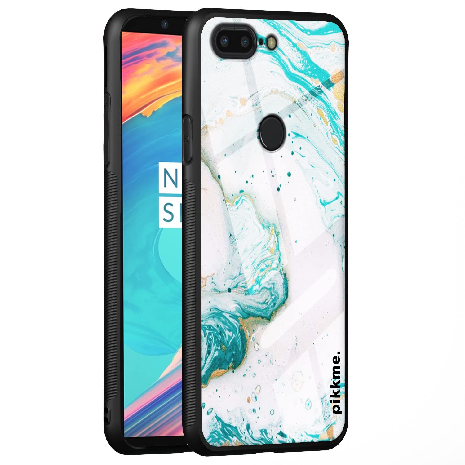 Pikkme Hybrid mobile back cover for OnePlus 5T