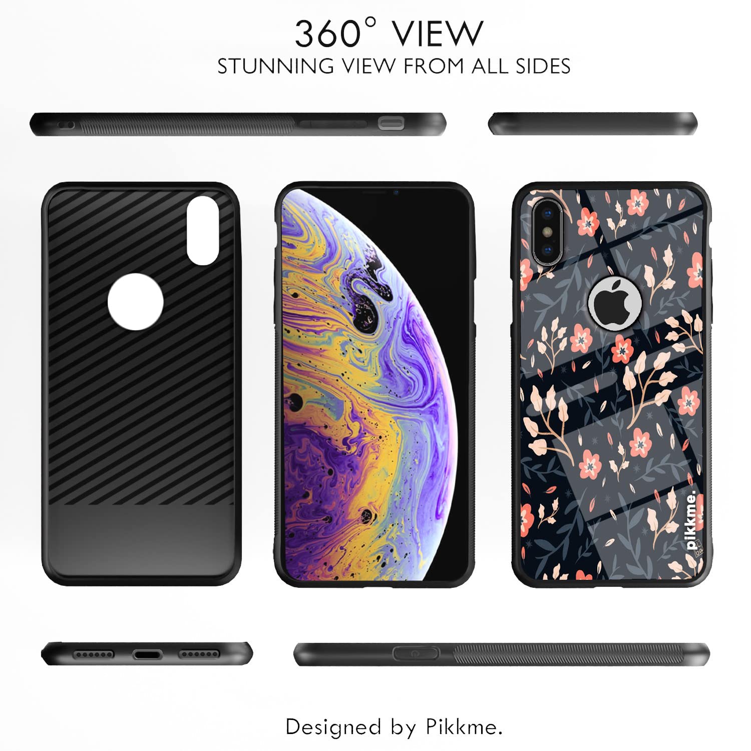 iPhone X/XS Flower mobile cover by Pikkme – photo 2