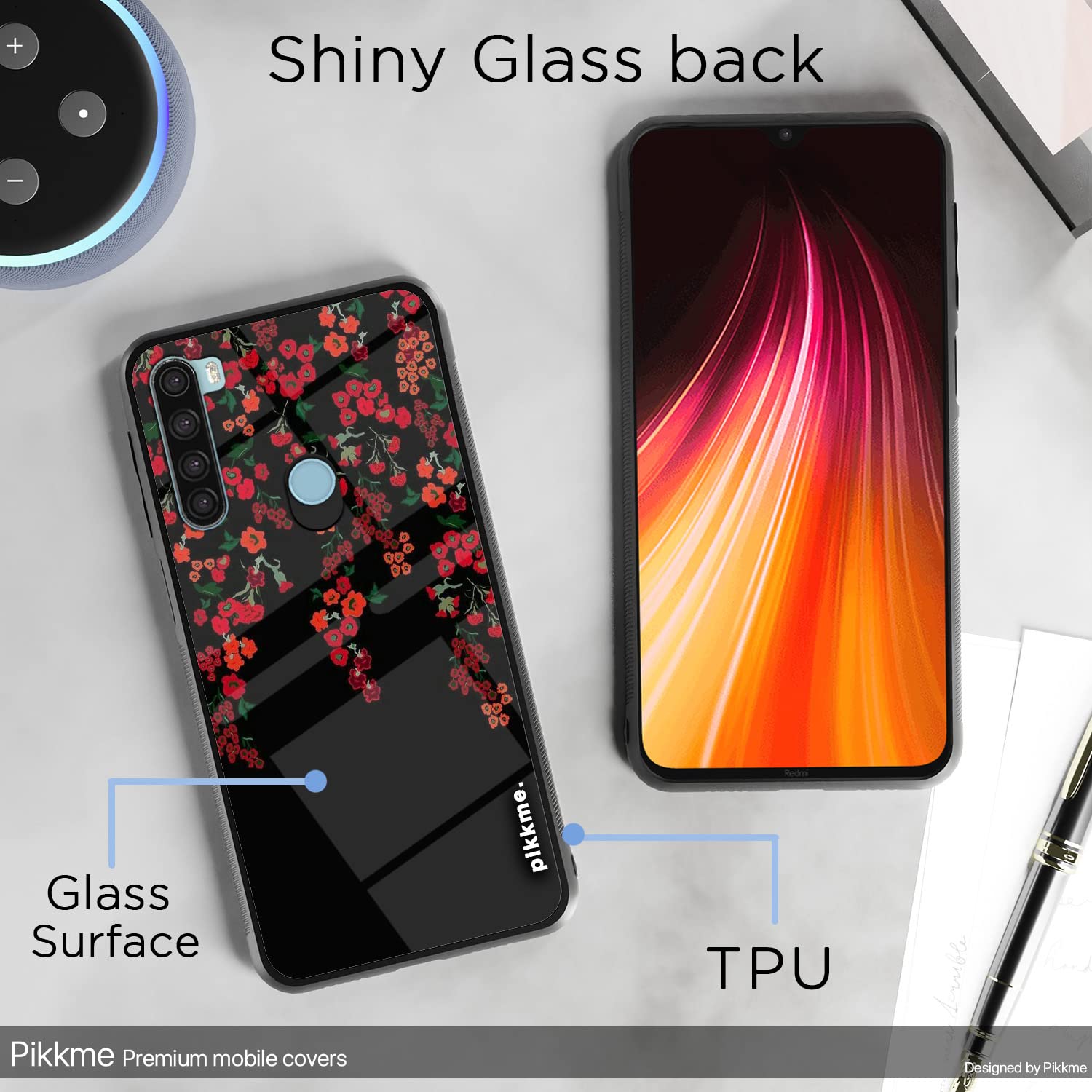 Pikkme Flower mobile back cover for Redmi Note 8 – photo 3