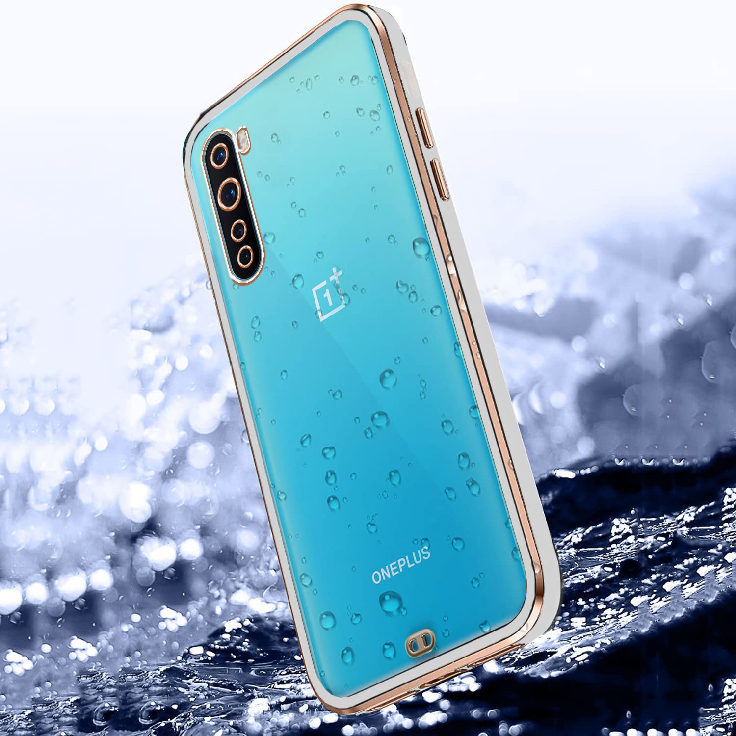 Pikkme white Chrome phone cover for OnePlus Nord – photo 2