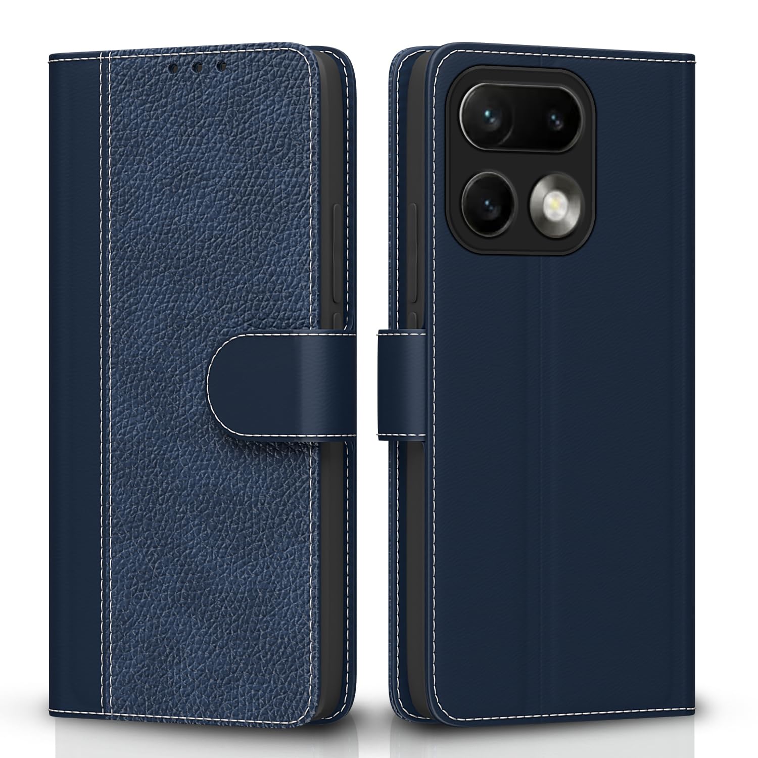 Realme 16 Pro Plus 5G Wallet wallet flip cover in blue by Pikkme