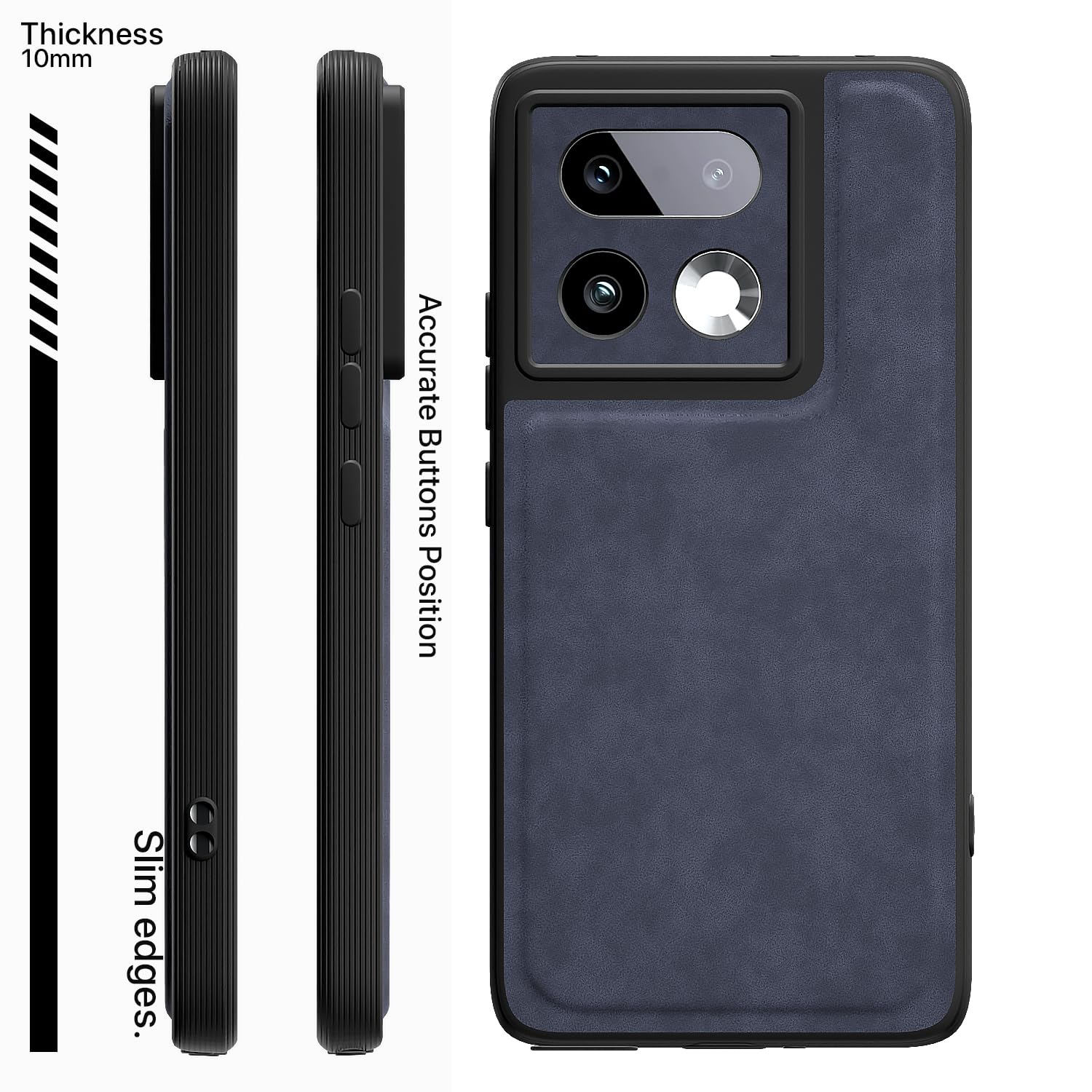 Pikkme blue mobile cover for Realme 16 Pro Plus 5G – photo 3