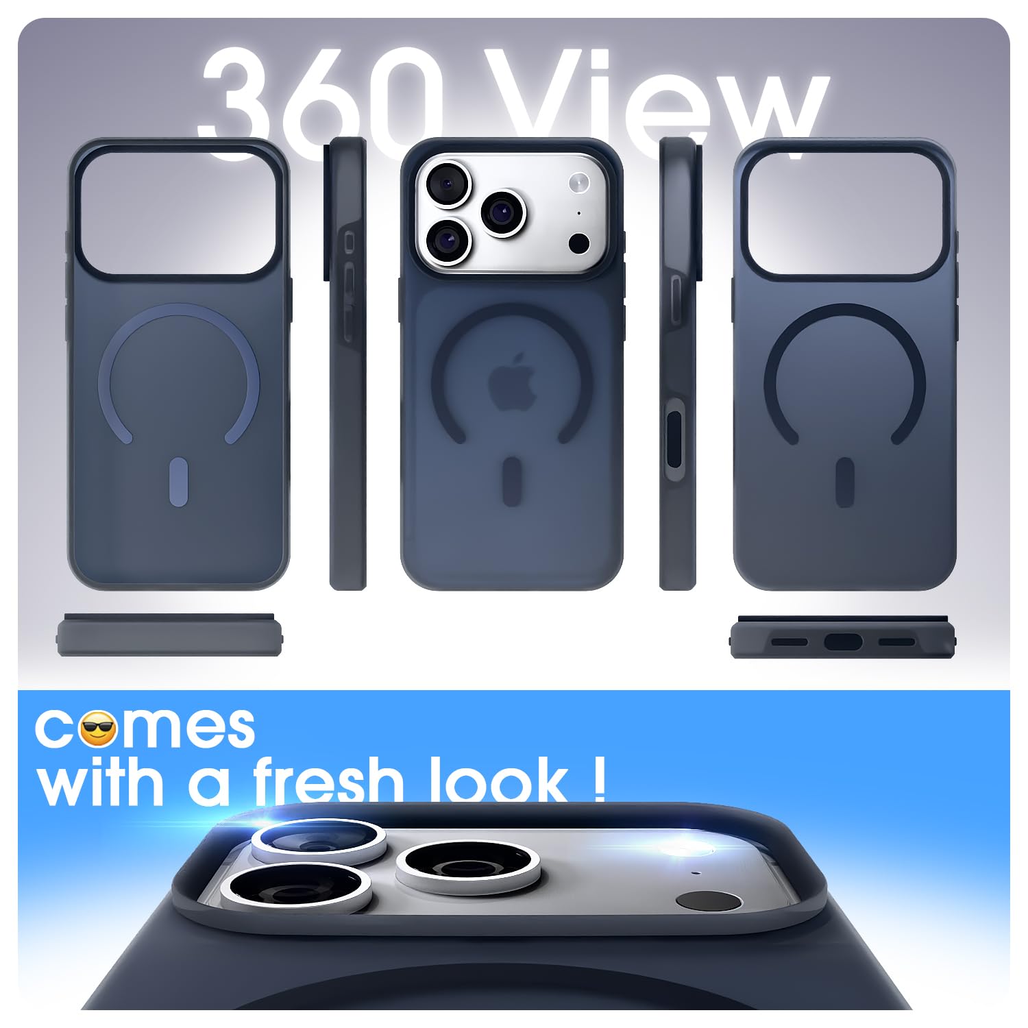 iPhone 17 Pro Max back cover in blue by Pikkme – photo 2