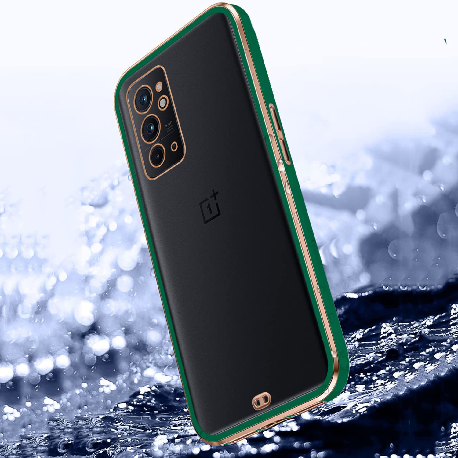 OnePlus 9RT Chrome back cover in green by Pikkme – photo 2