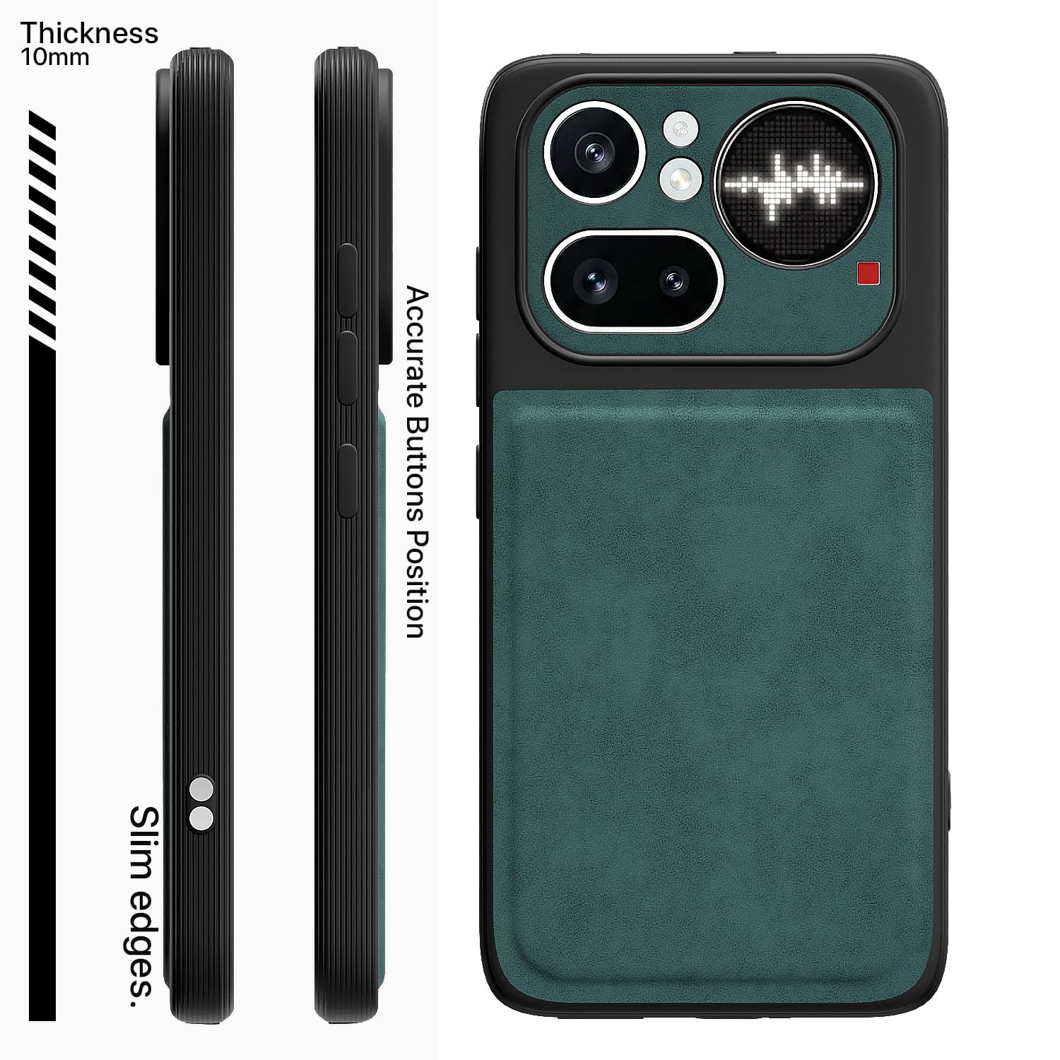 Pikkme Nothing Phone 4a Pro 5G green mobile back cover – photo 3