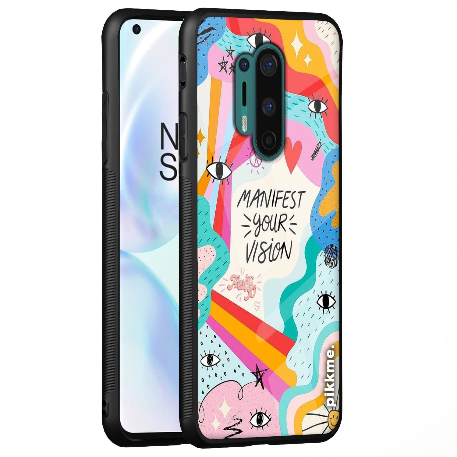 Pikkme Hybrid mobile back cover for OnePlus 8 Pro