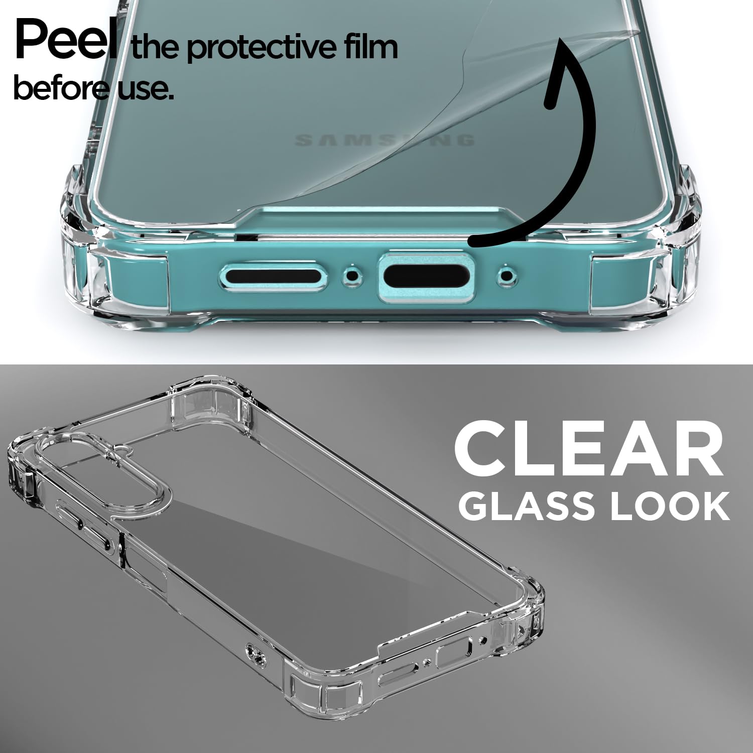Samsung M17/A17/F17 5G mobile cover in transparent by Pikkme – photo 3