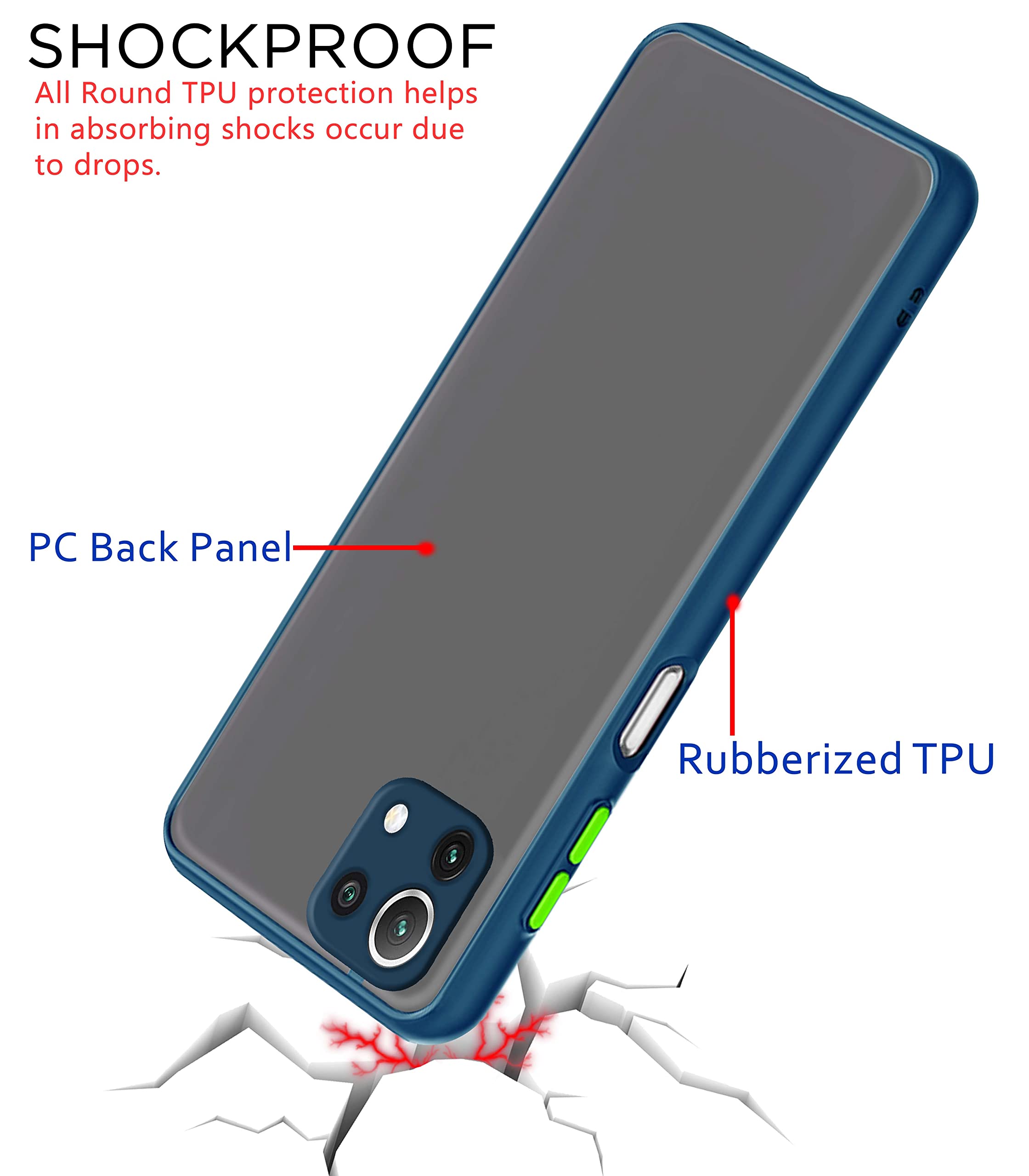 Pikkme Mi 11 Lite blue mobile back cover – photo 4