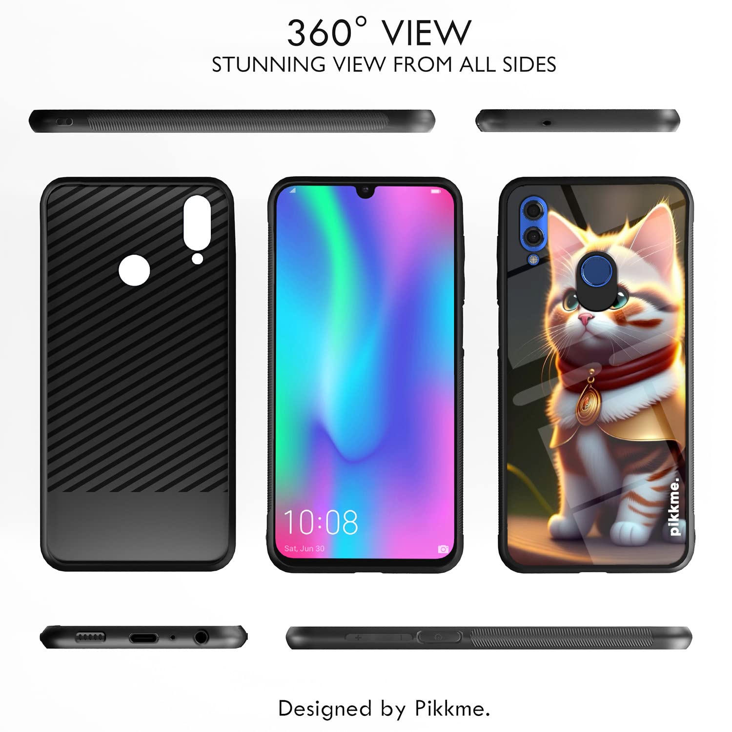 Honor 10 Lite Cat back cover by Pikkme – photo 2