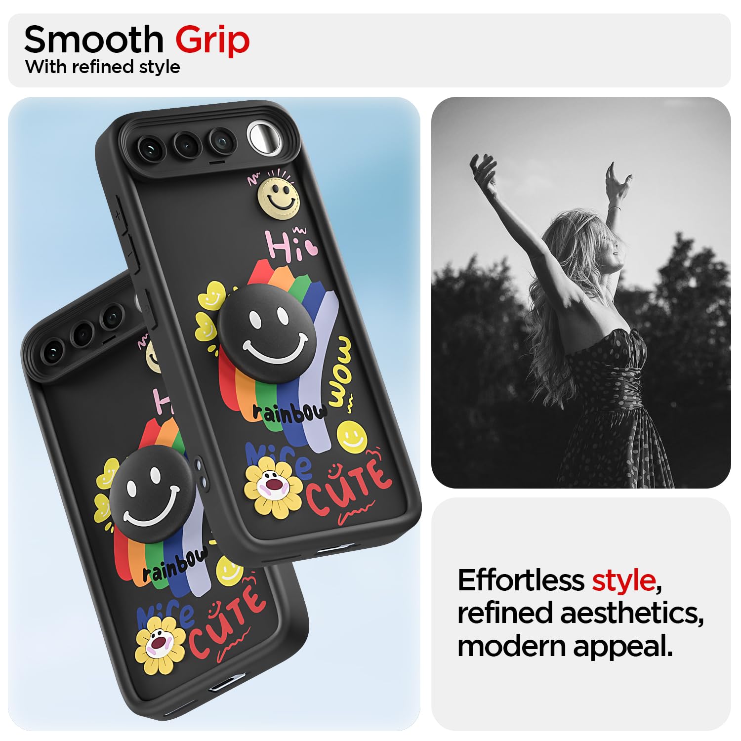 Pikkme black Soft Silicone phone cover for Realme 16 5G – photo 2