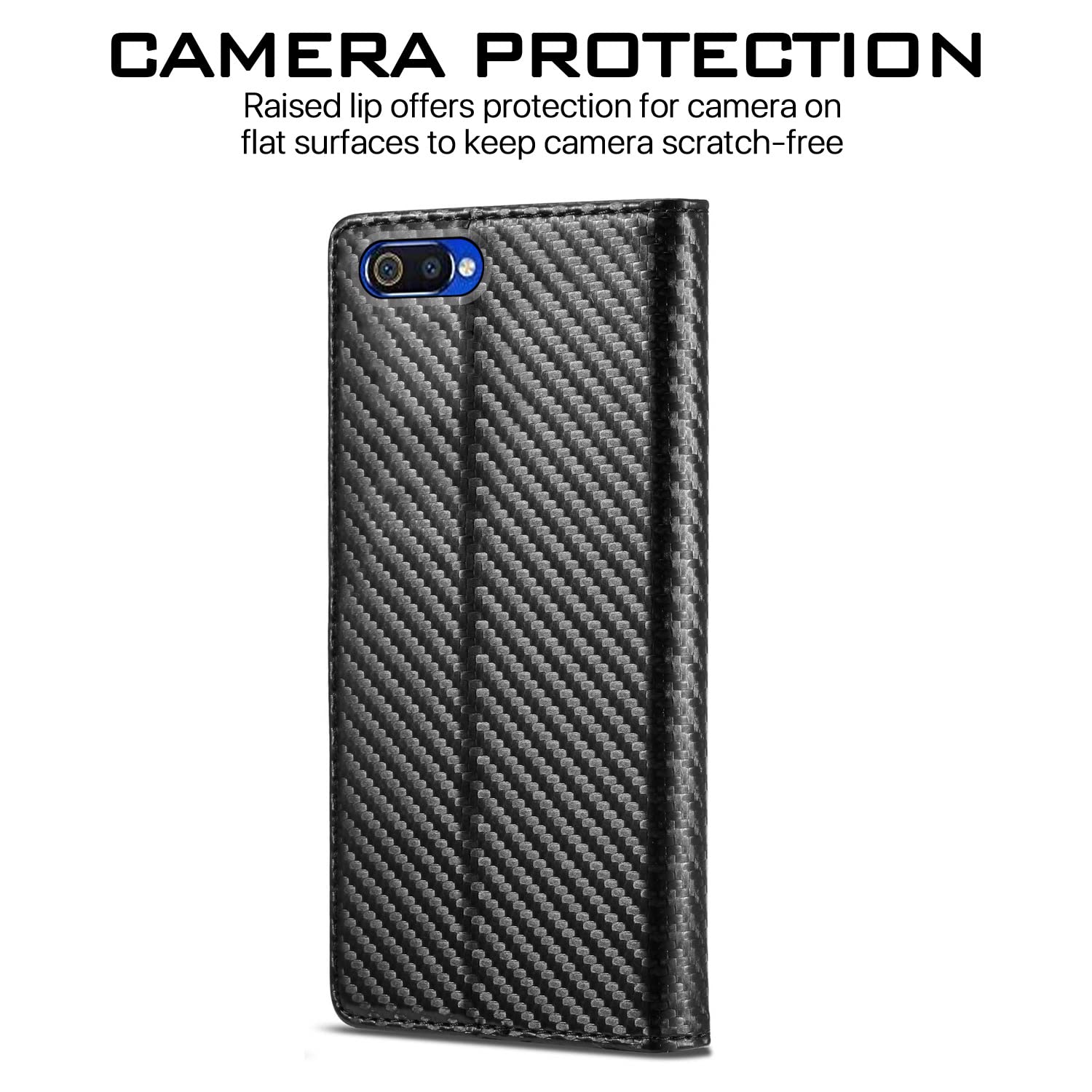 Pikkme Realme C2 Wallet black wallet flip cover – photo 4