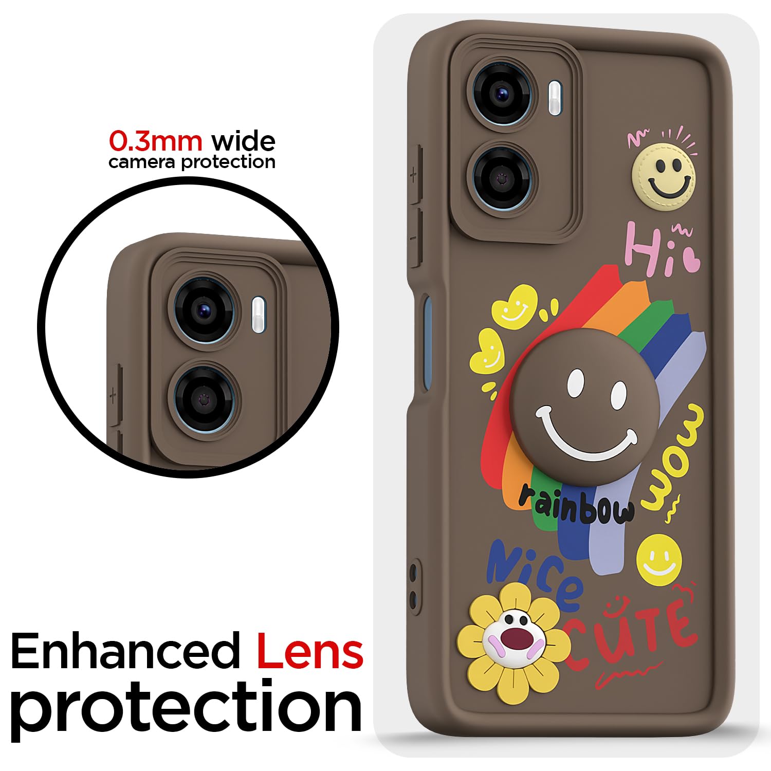 Pikkme brown back cover for Moto G06 Power – photo 5