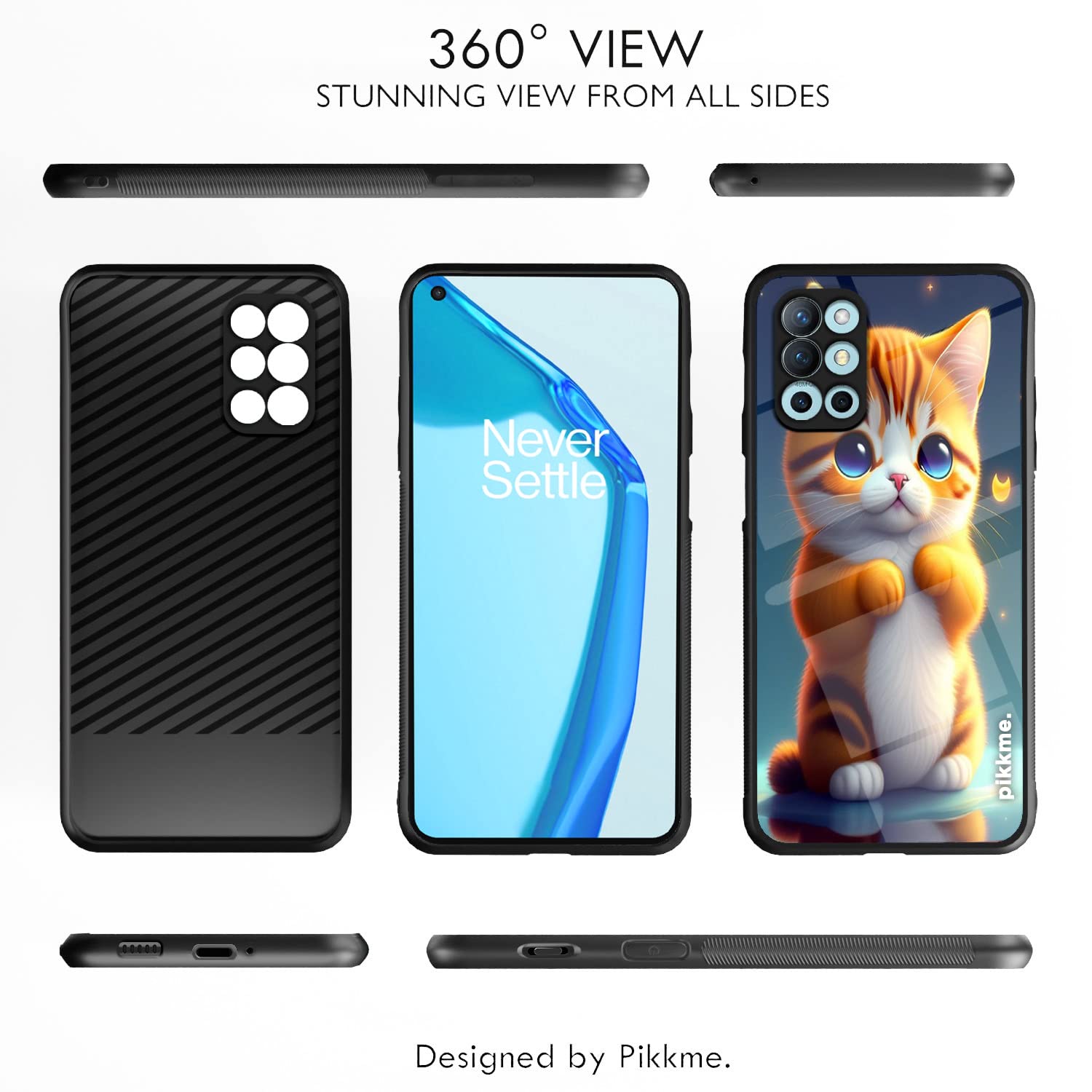 OnePlus 8T Cat phone cover by Pikkme – photo 2