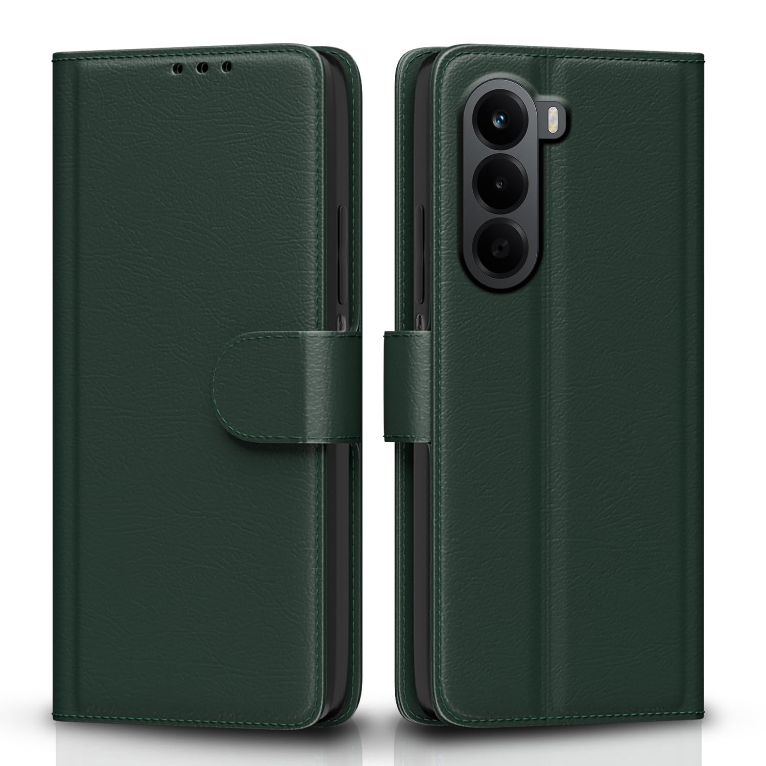 Pikkme green Wallet flip cover for OnePlus Nord CE 6 Lite 5G
