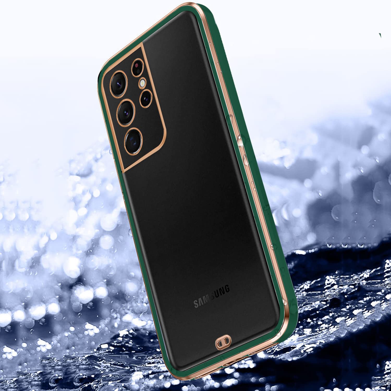 Green Chrome back cover for Samsung S21 Ultra – Pikkme – photo 2