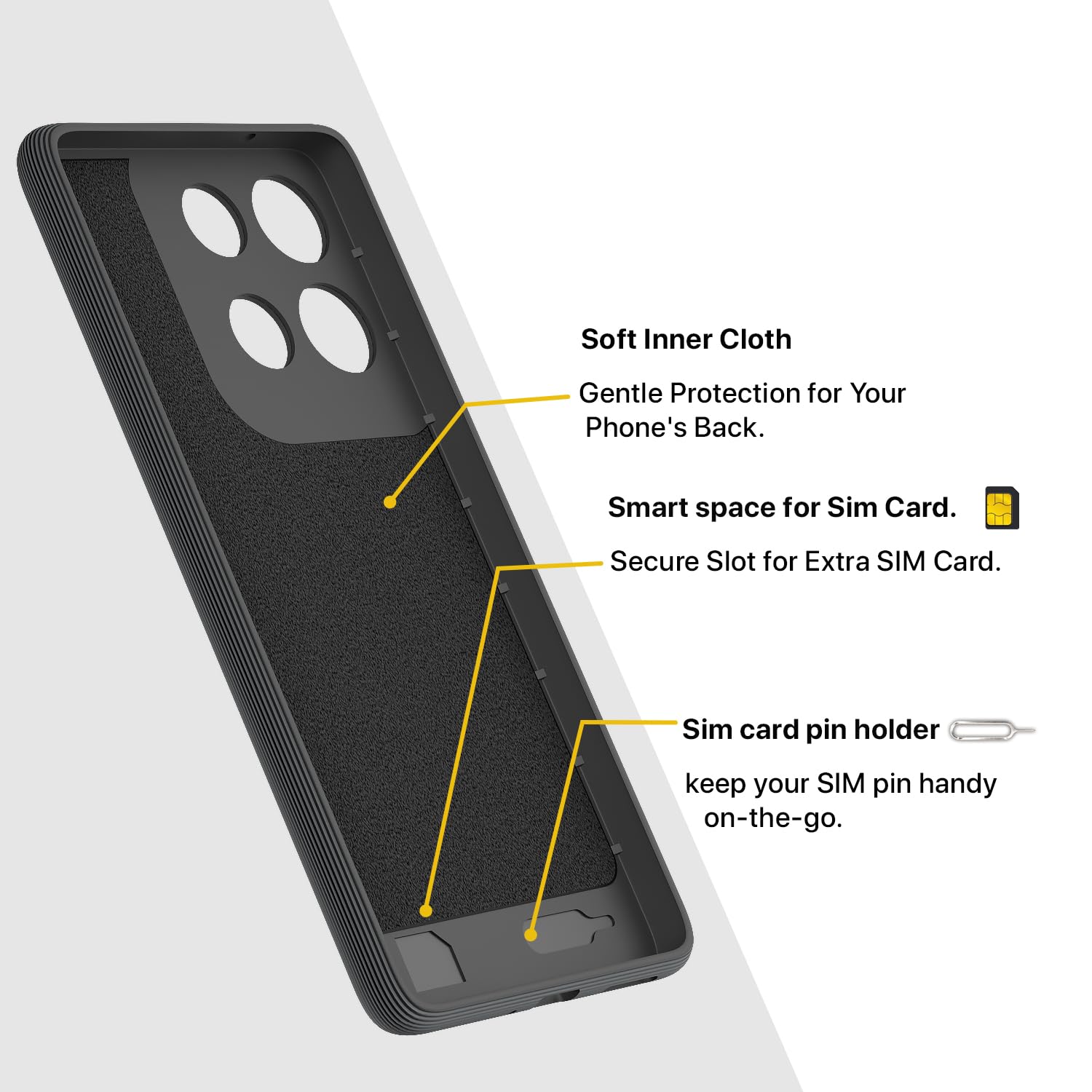 Pikkme Moto G86 Power 5G grey phone cover – photo 6