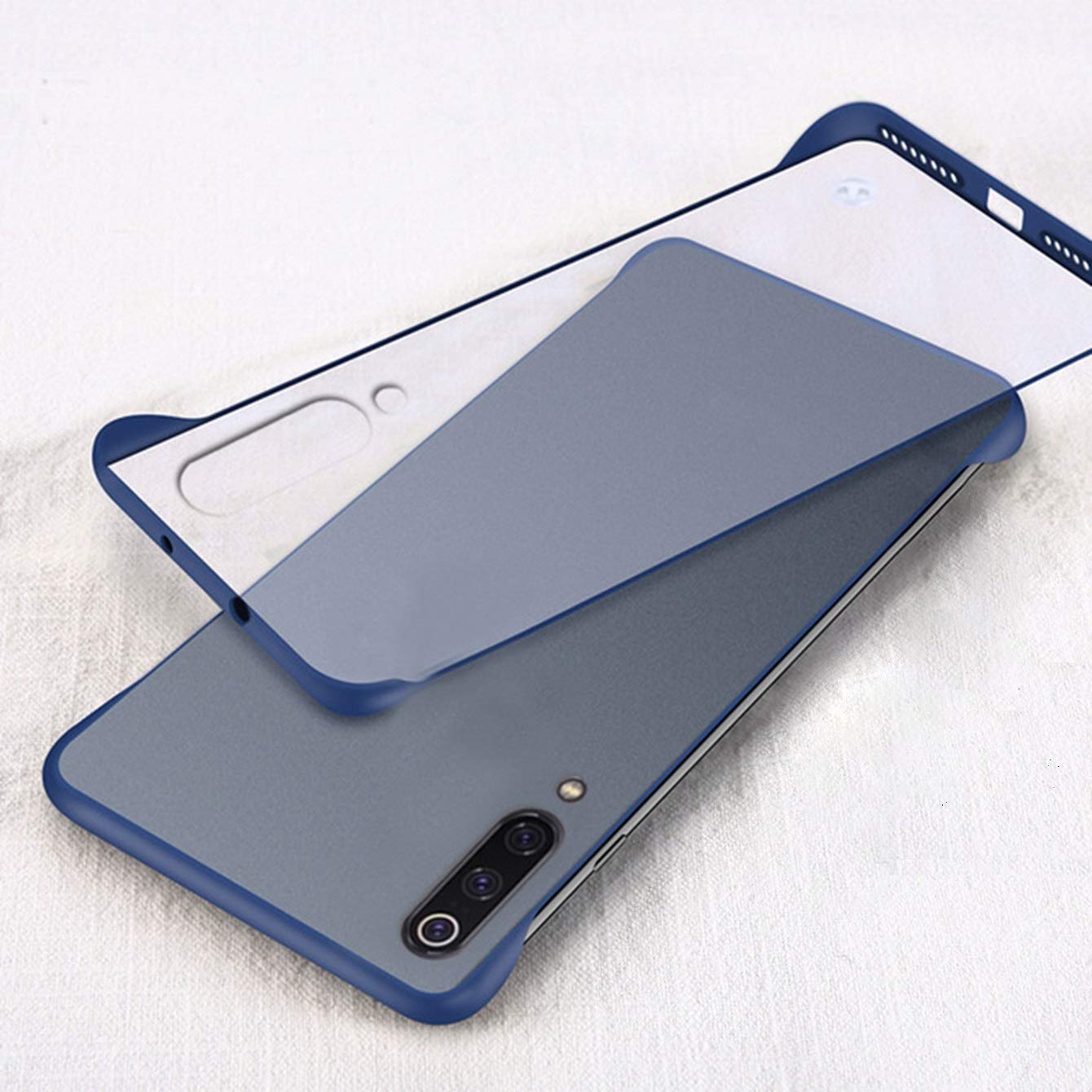 Blue Frameless mobile back cover for Redmi Note 7/Note 7 Pro/Note 7s – Pikkme