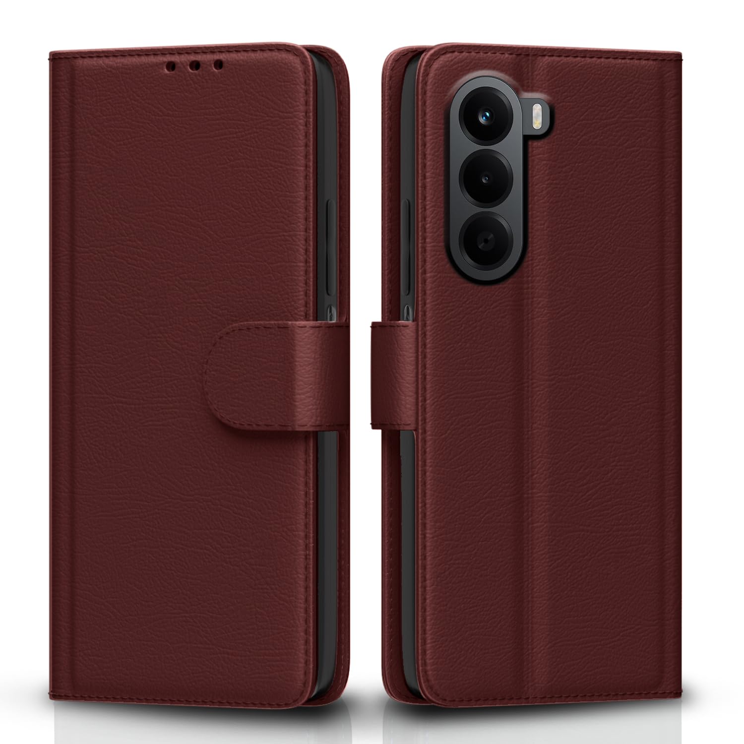 Brown flip case for OnePlus Nord CE 6 Lite 5G – Pikkme