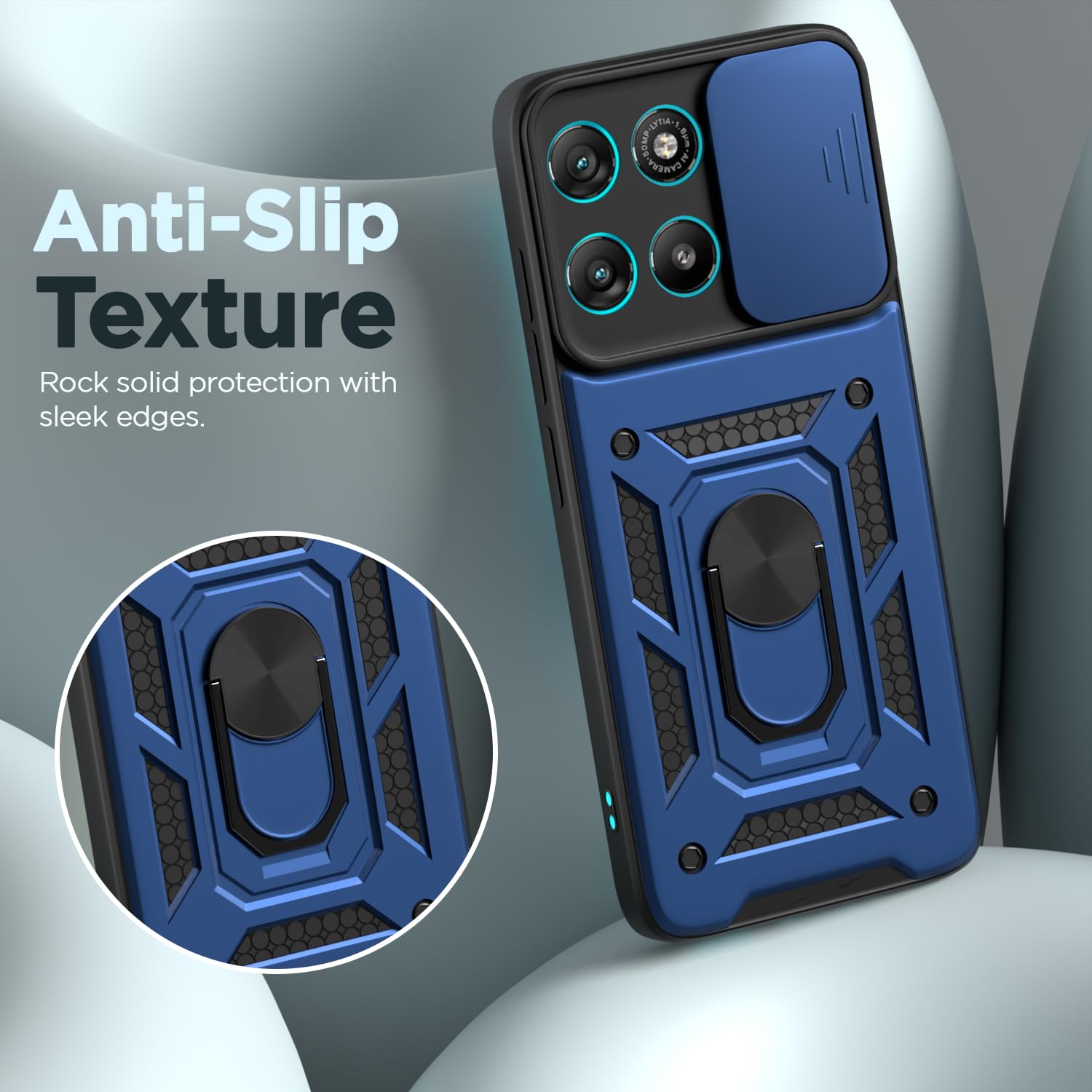 Blue phone cover for Moto G67 Power 5G/G57 Power 5G/360 – Pikkme – photo 7